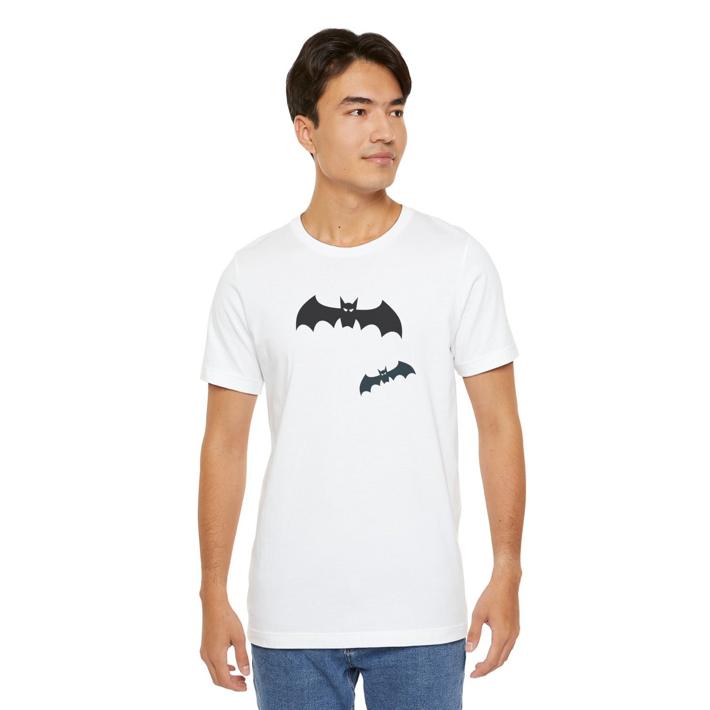 Halloween Bats OR That Caped Crusader Unisex Jersey Short Sleeve Tee