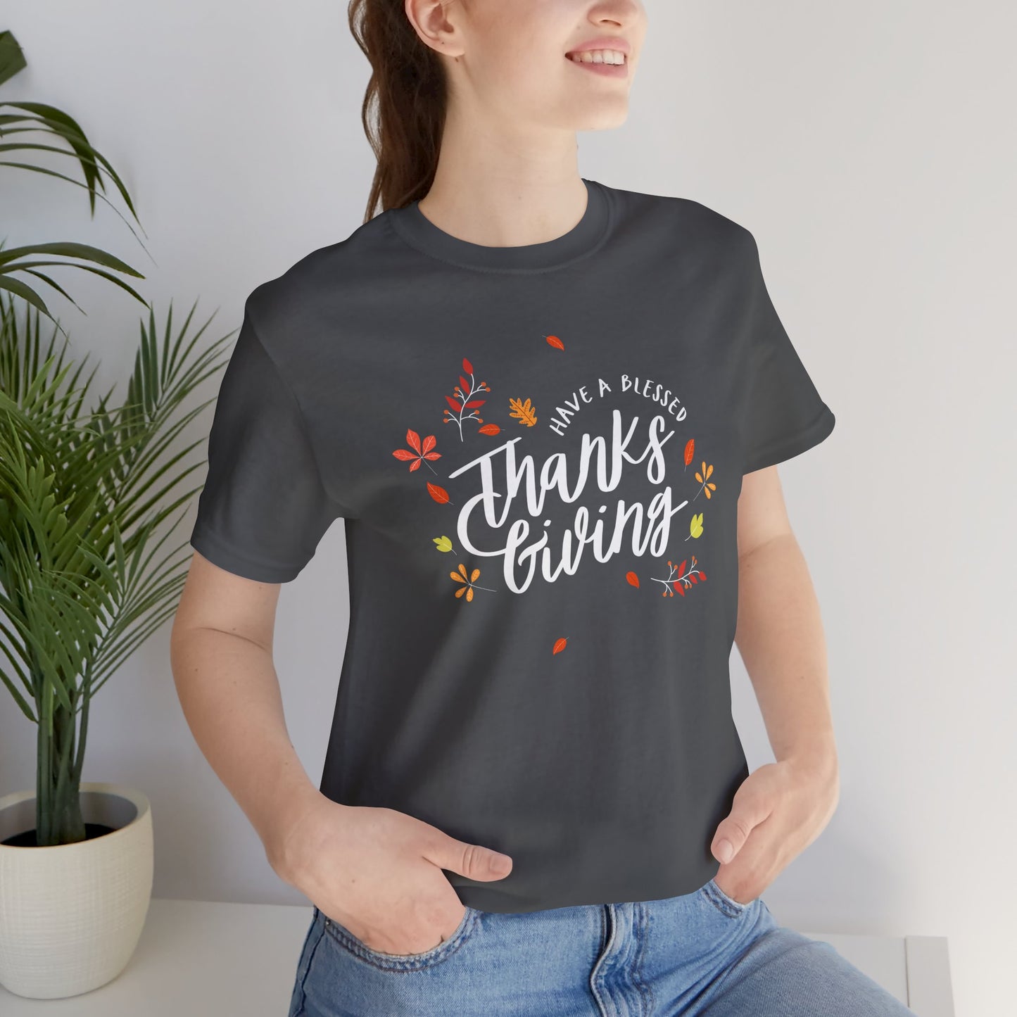 Have A Blessed Thanksgiving Unisex Jersey Short Sleeve Tee