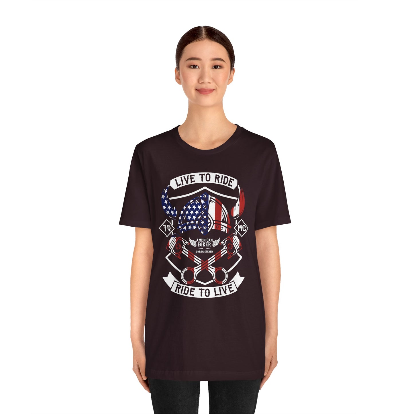 Live To Ride Ride To Live 1% MC Unisex Jersey Short Sleeve Tee