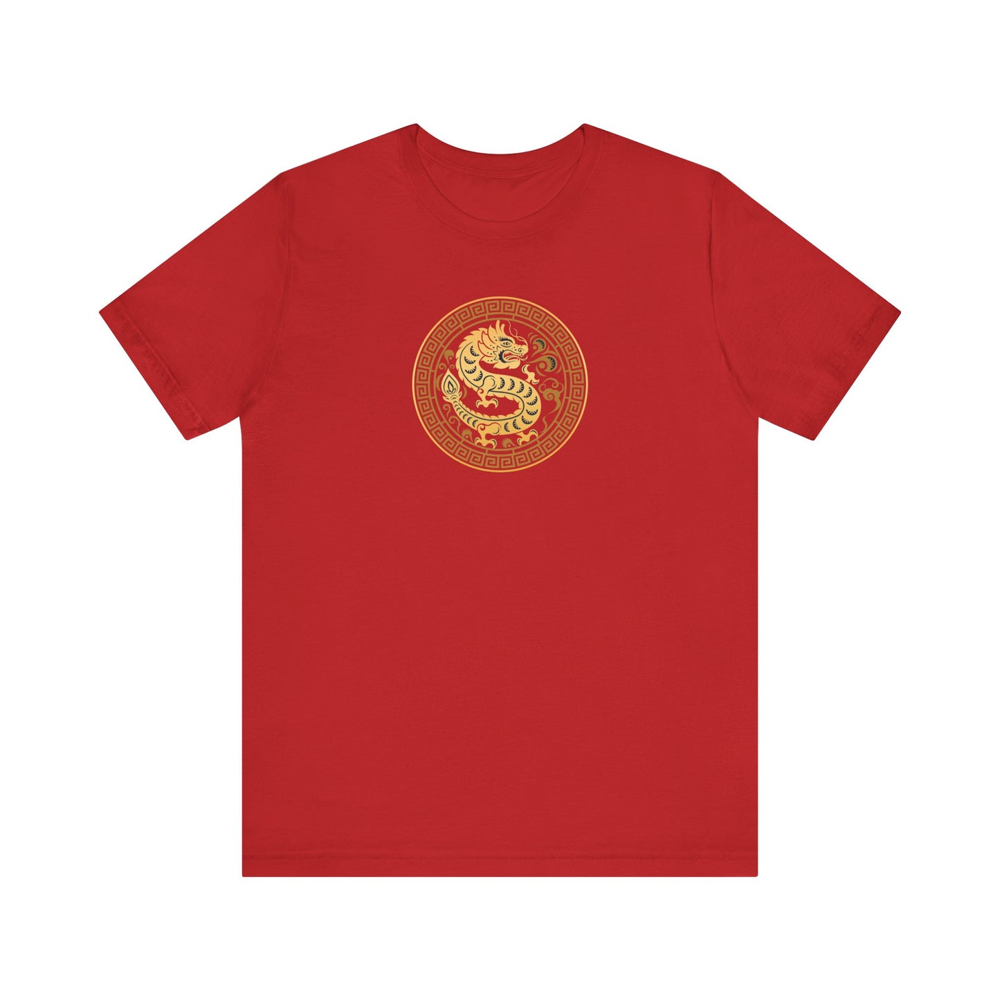 Unisex Jersey Short Sleeve Tee Year of The Dragon Chinese Zodiac Apparel