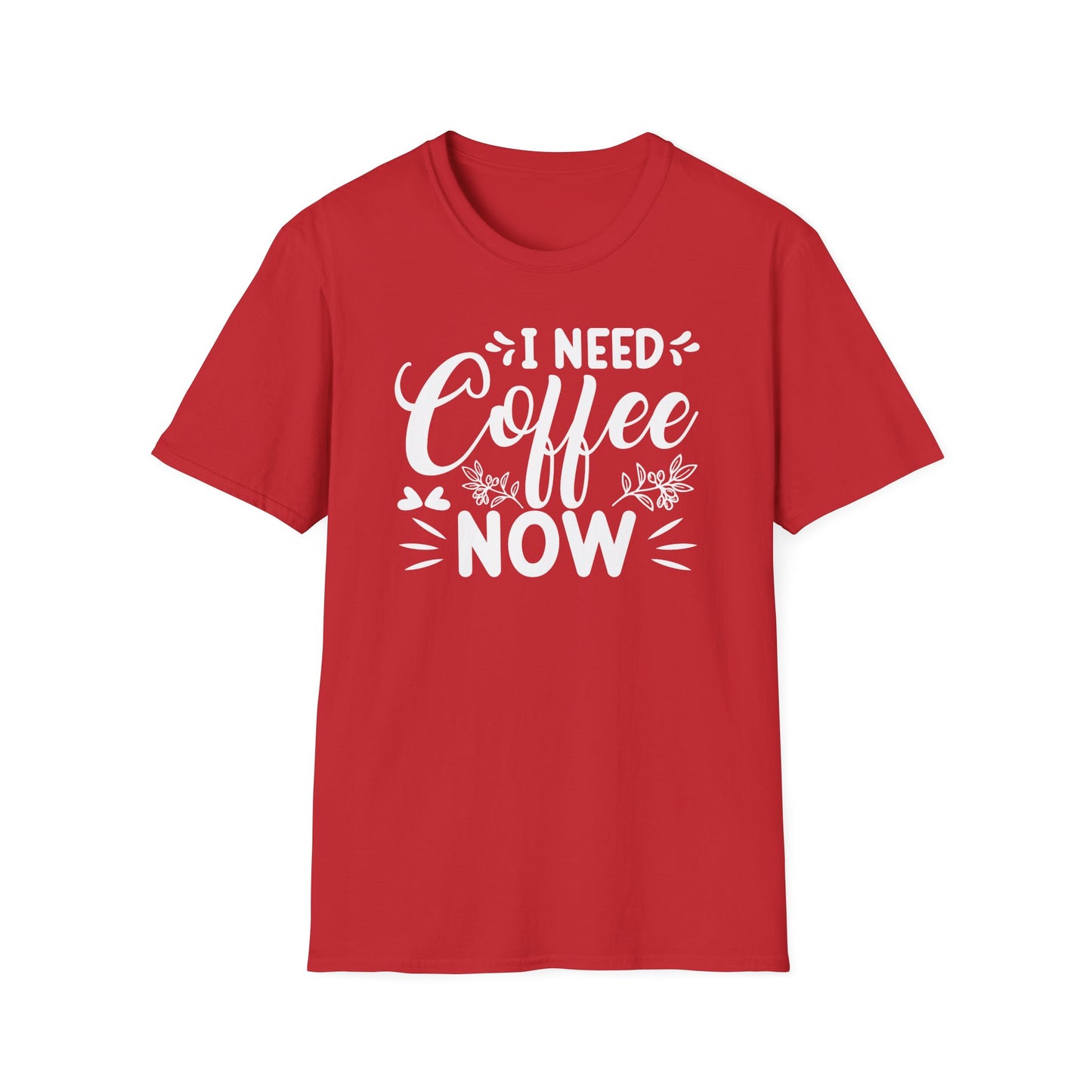 I Need Coffee Now Softstyle T-Shirt