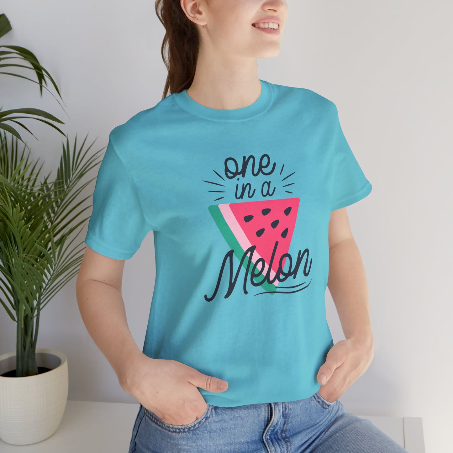 One In A Melon Unisex Jersey Short Sleeve Tee Soft Cotton