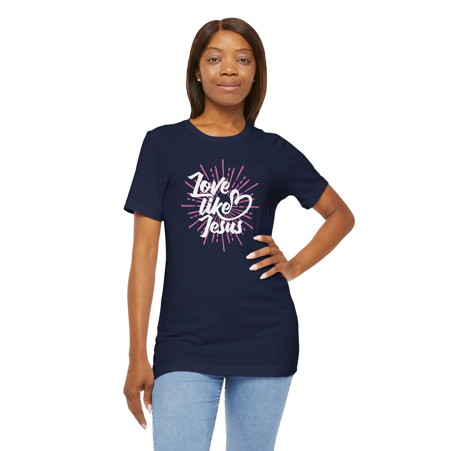 Love Like Jesus Unisex Jersey Short Sleeve Tee