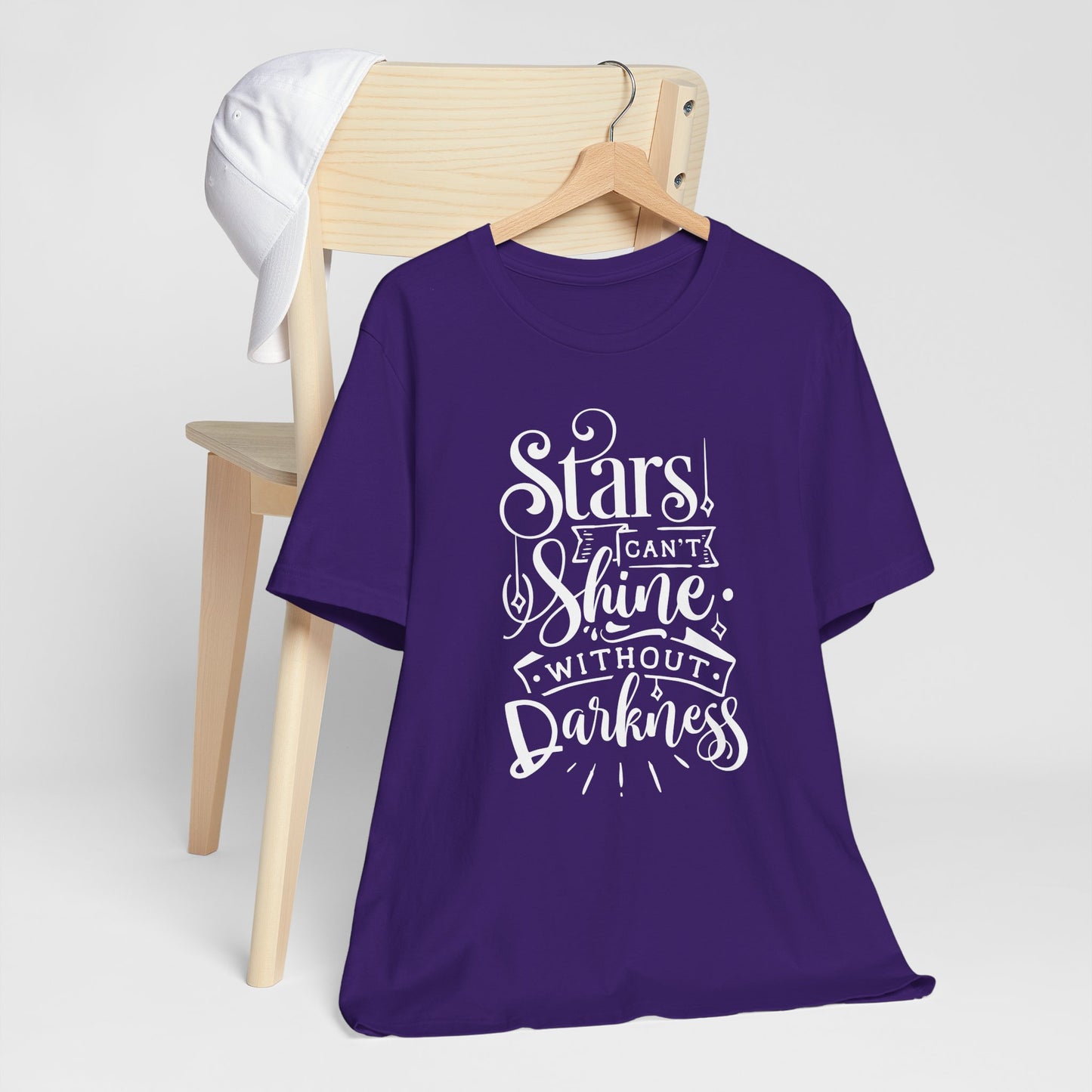 Stars Can't Shine Without Darkness Unisex Jersey Short Sleeve Tee