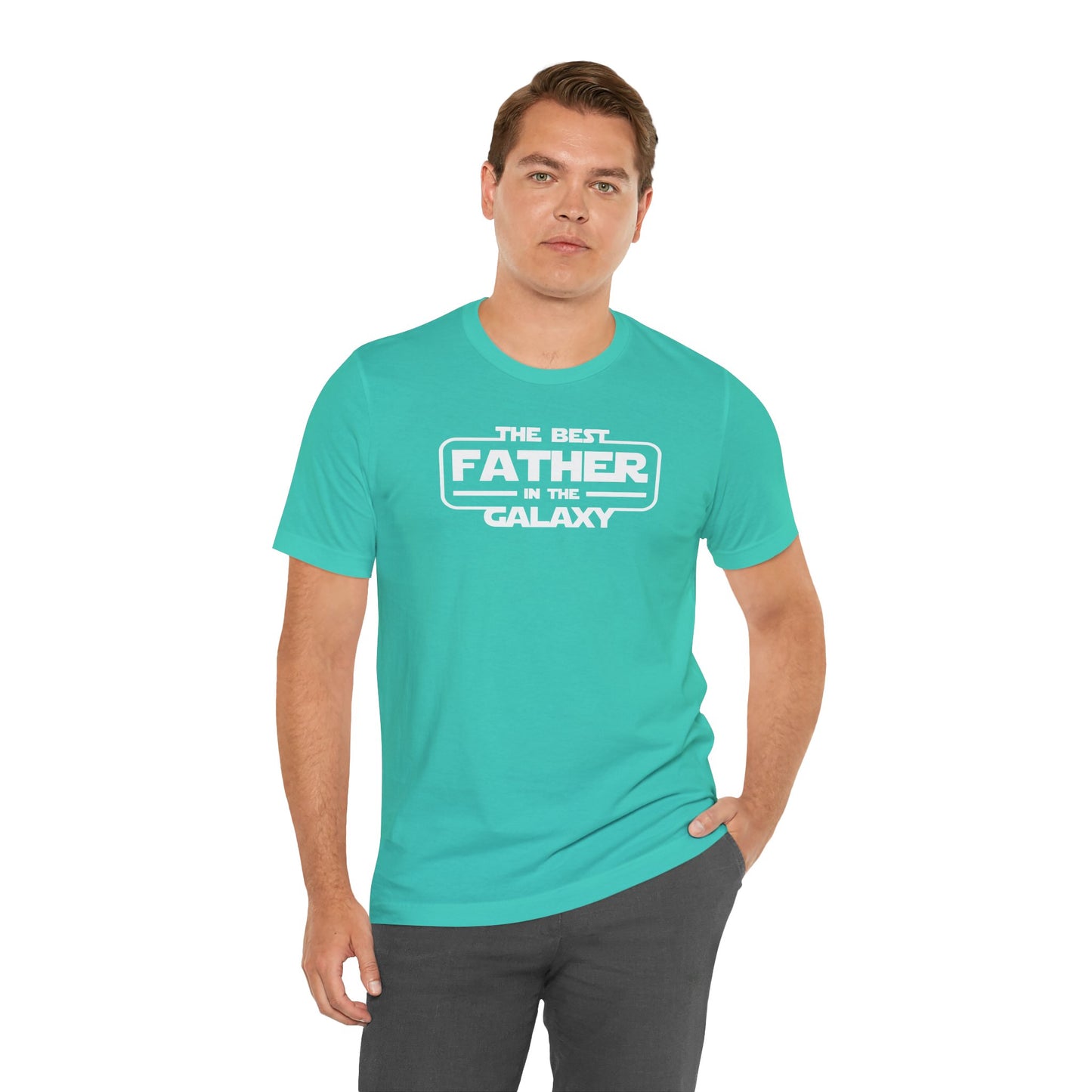 Best Father In The Galaxy Men's Jersey Short Sleeve Tee