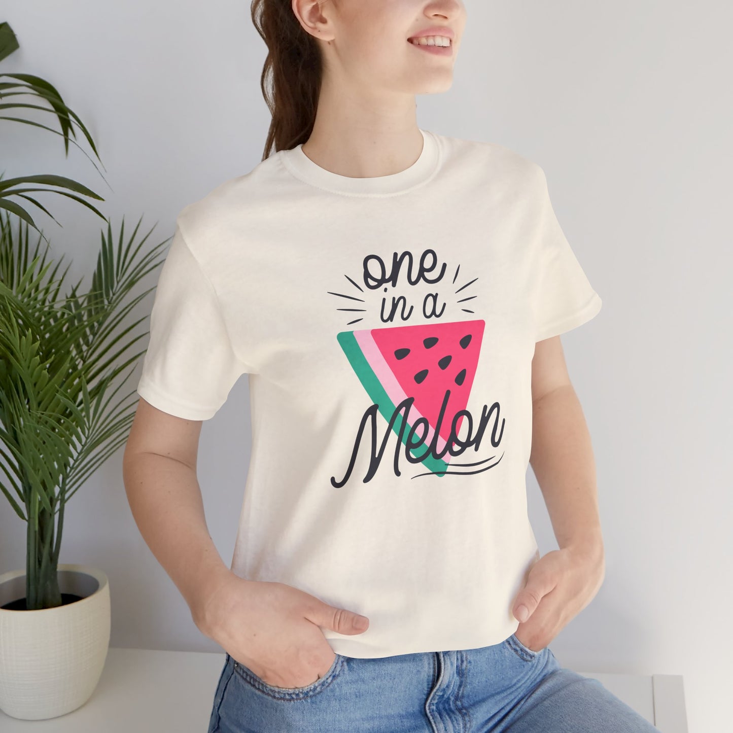 One In A Melon Unisex Jersey Short Sleeve Tee Soft Cotton