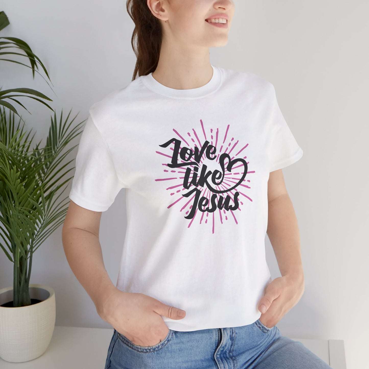 Love Like Jesus Unisex Jersey Short Sleeve Tee