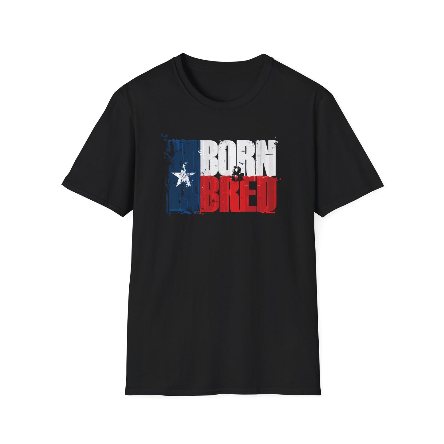 Texan Born & Bred Unisex Softstyle T-Shirt