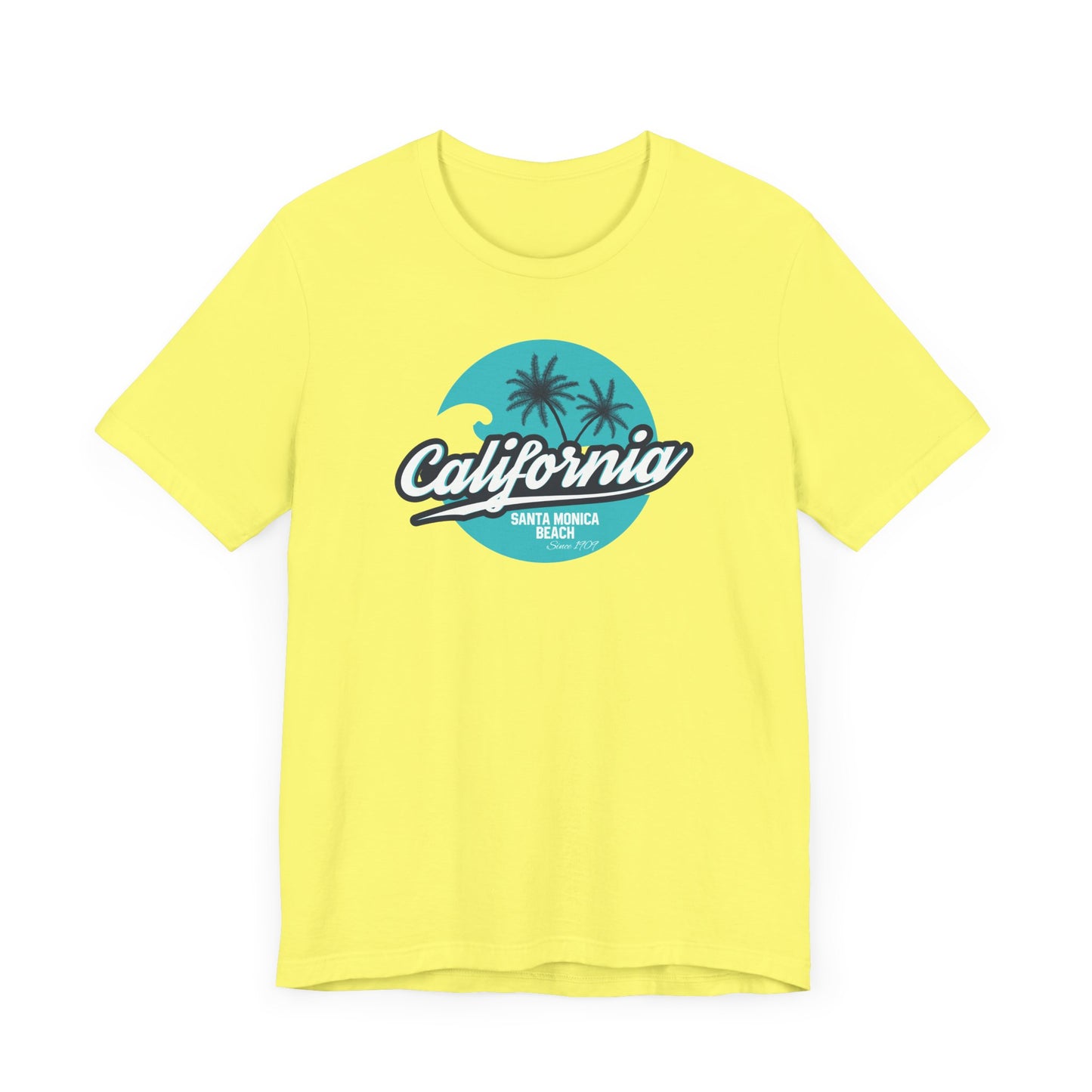 California Santa Monica Beach Unisex Jersey Short Sleeve Tee