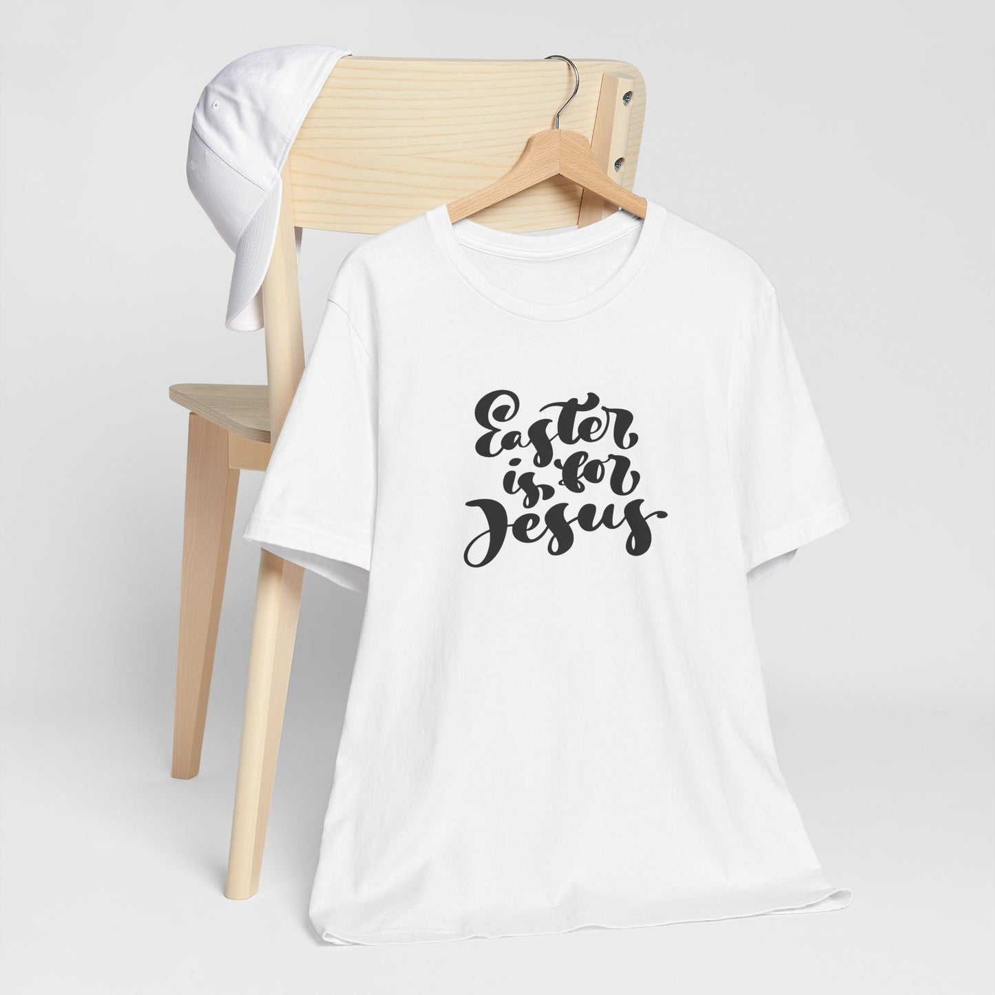 Easter is for Jesus Brush Script Unisex Jersey Short Sleeve Tee