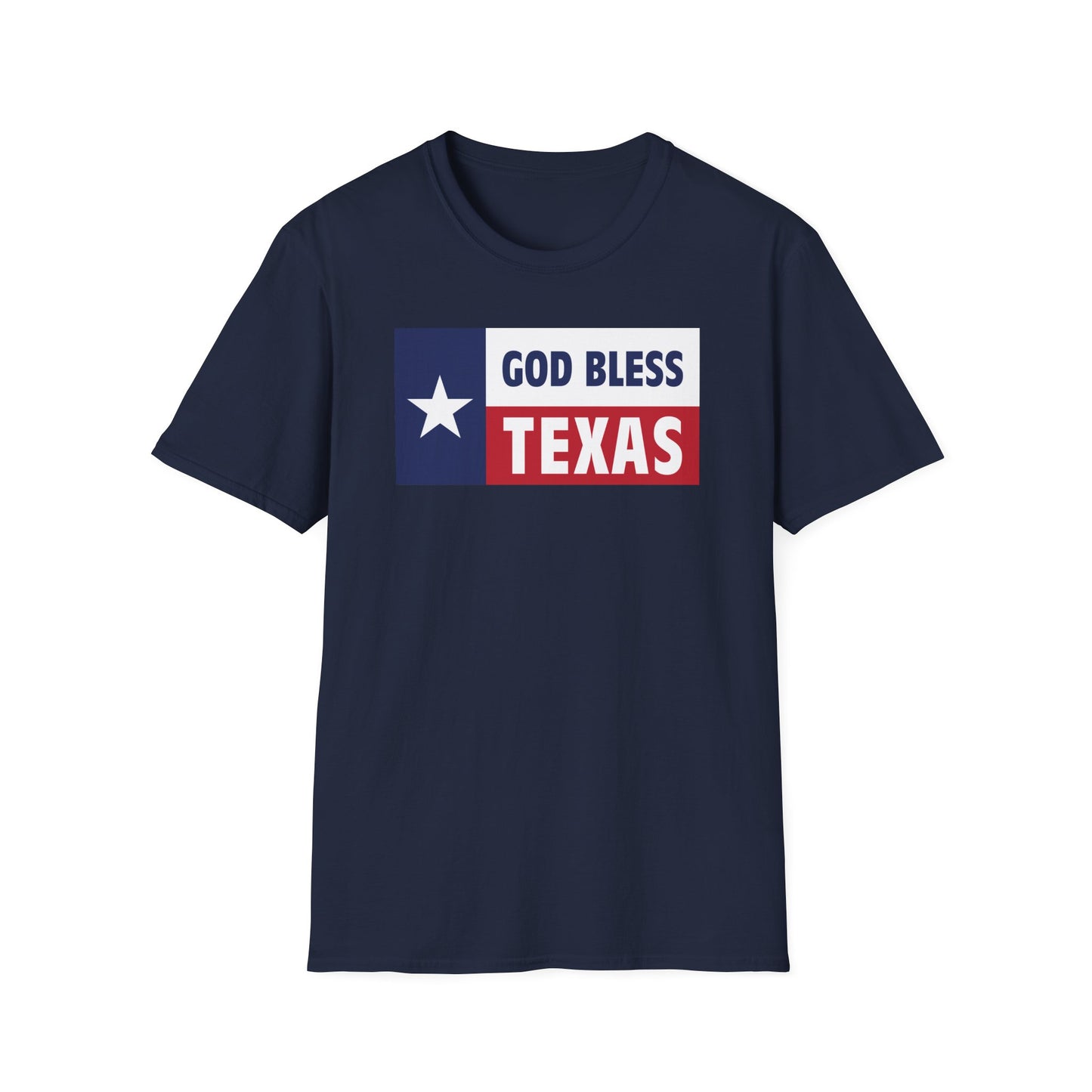 God Bless Texas Unisex Softstyle T-Shirt