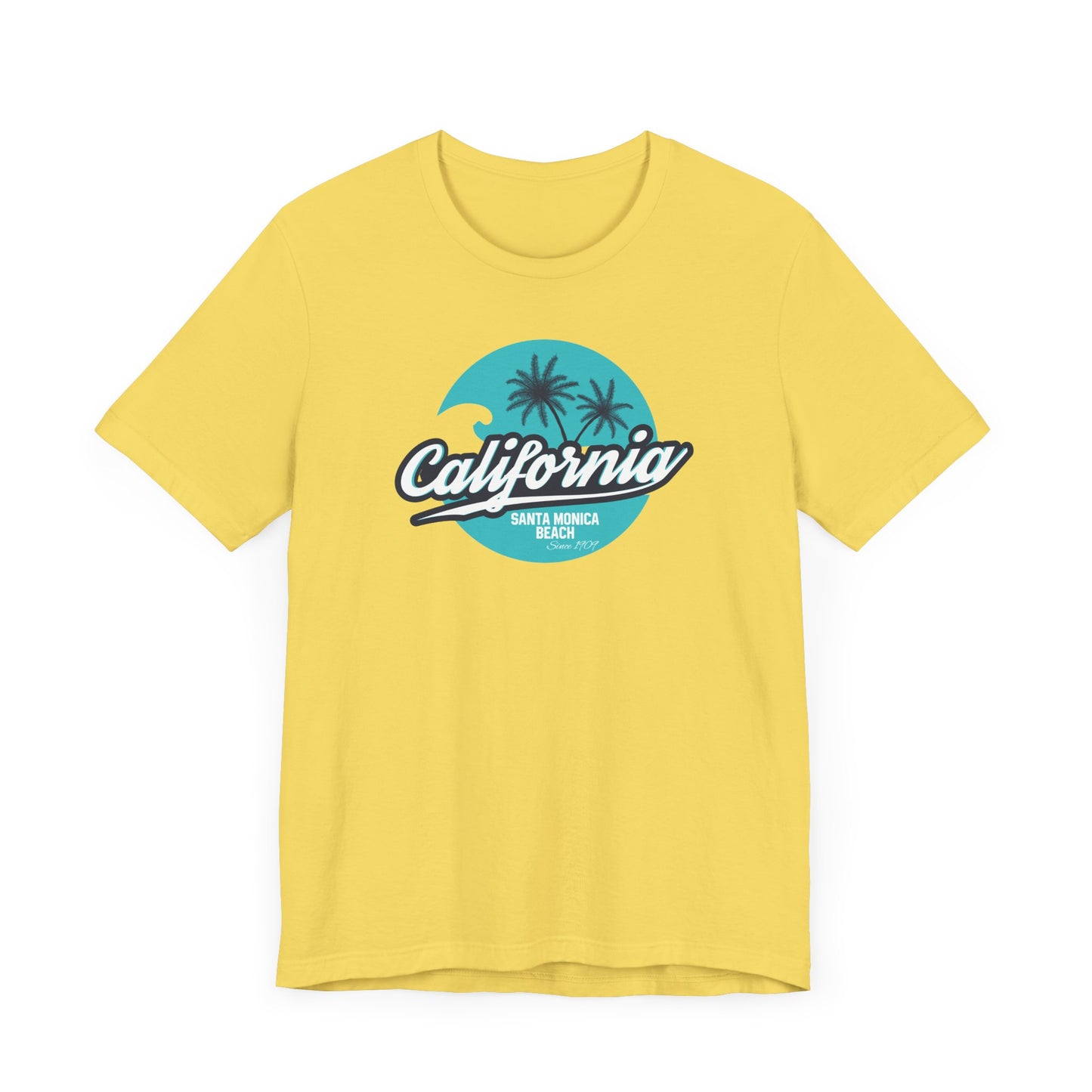 California Santa Monica Beach Unisex Jersey Short Sleeve Tee