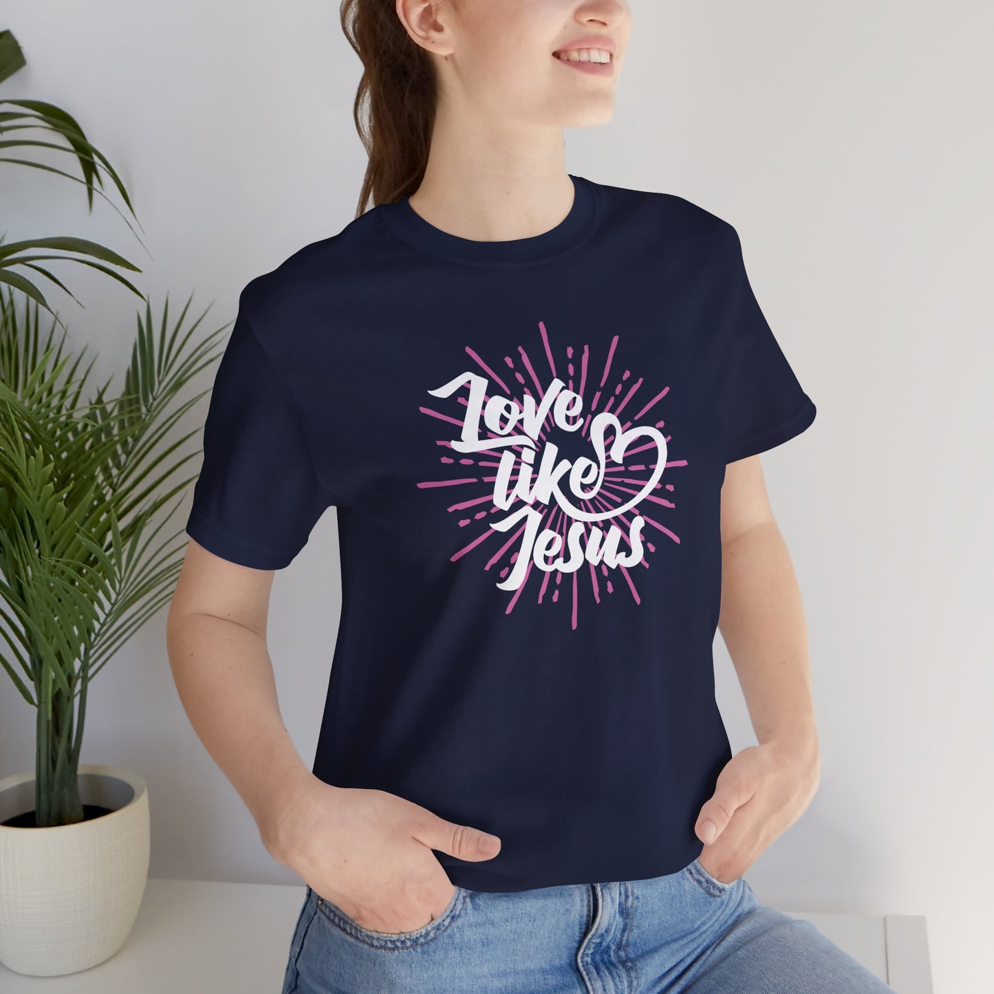 Love Like Jesus Unisex Jersey Short Sleeve Tee