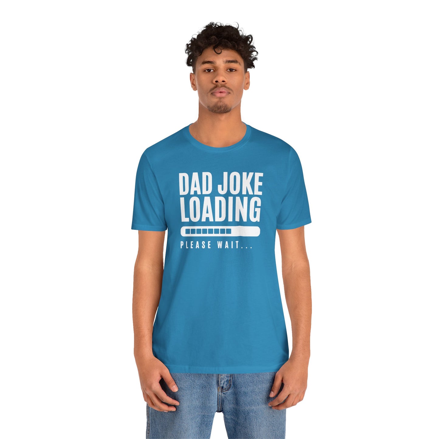 Dad Joke Loading Please Wait Men's Jersey Short Sleeve Tee