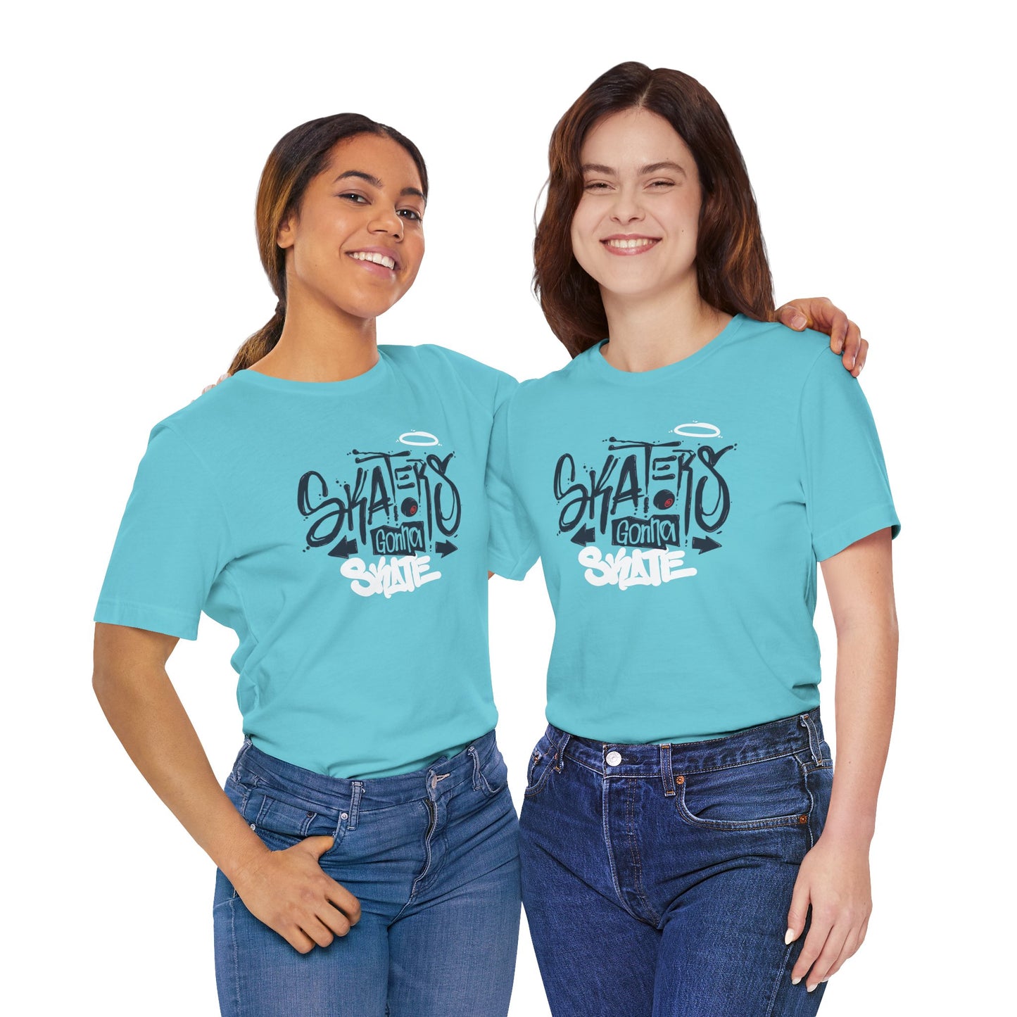 Skaters Gonna Skate Unisex Jersey Short Sleeve Tee