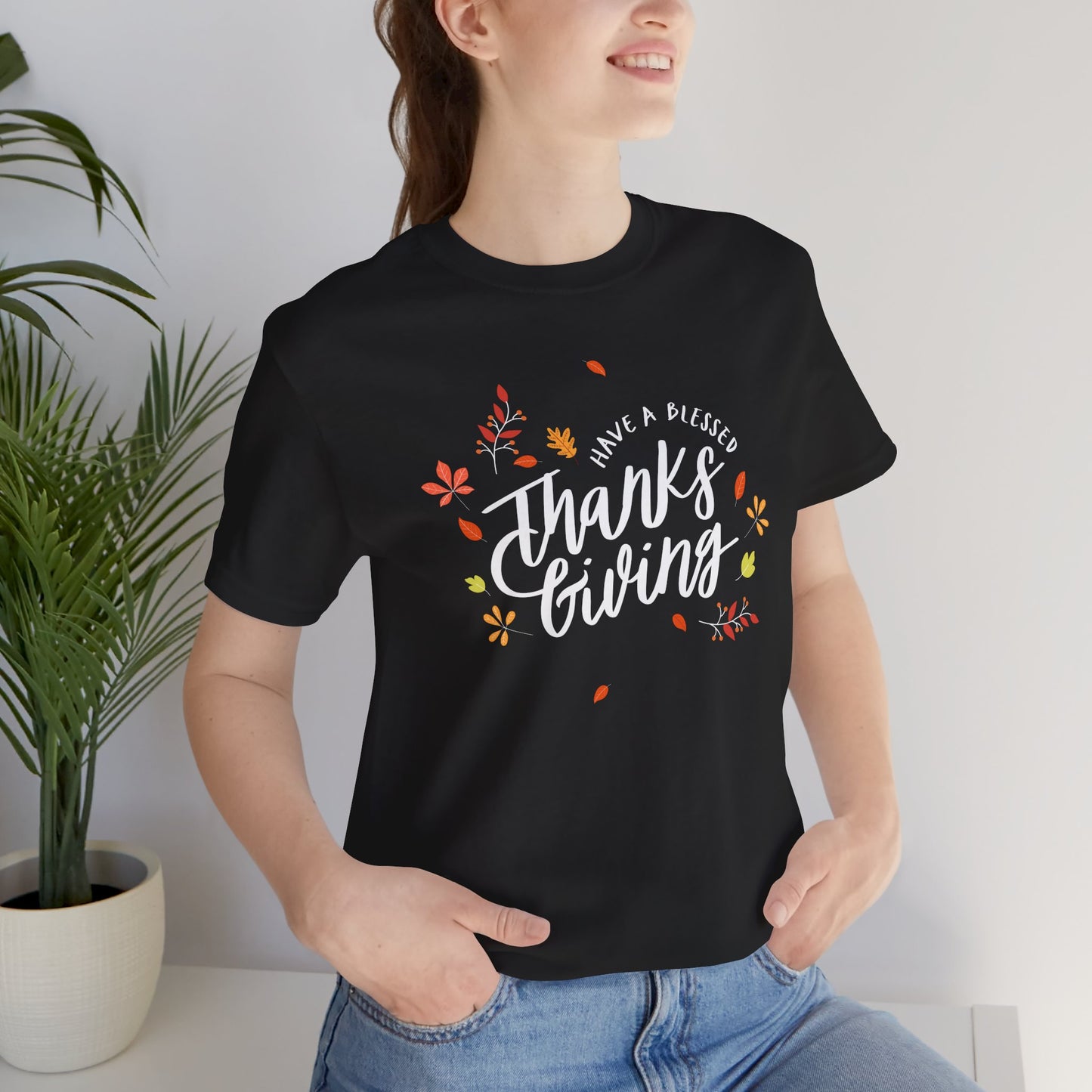 Have A Blessed Thanksgiving Unisex Jersey Short Sleeve Tee