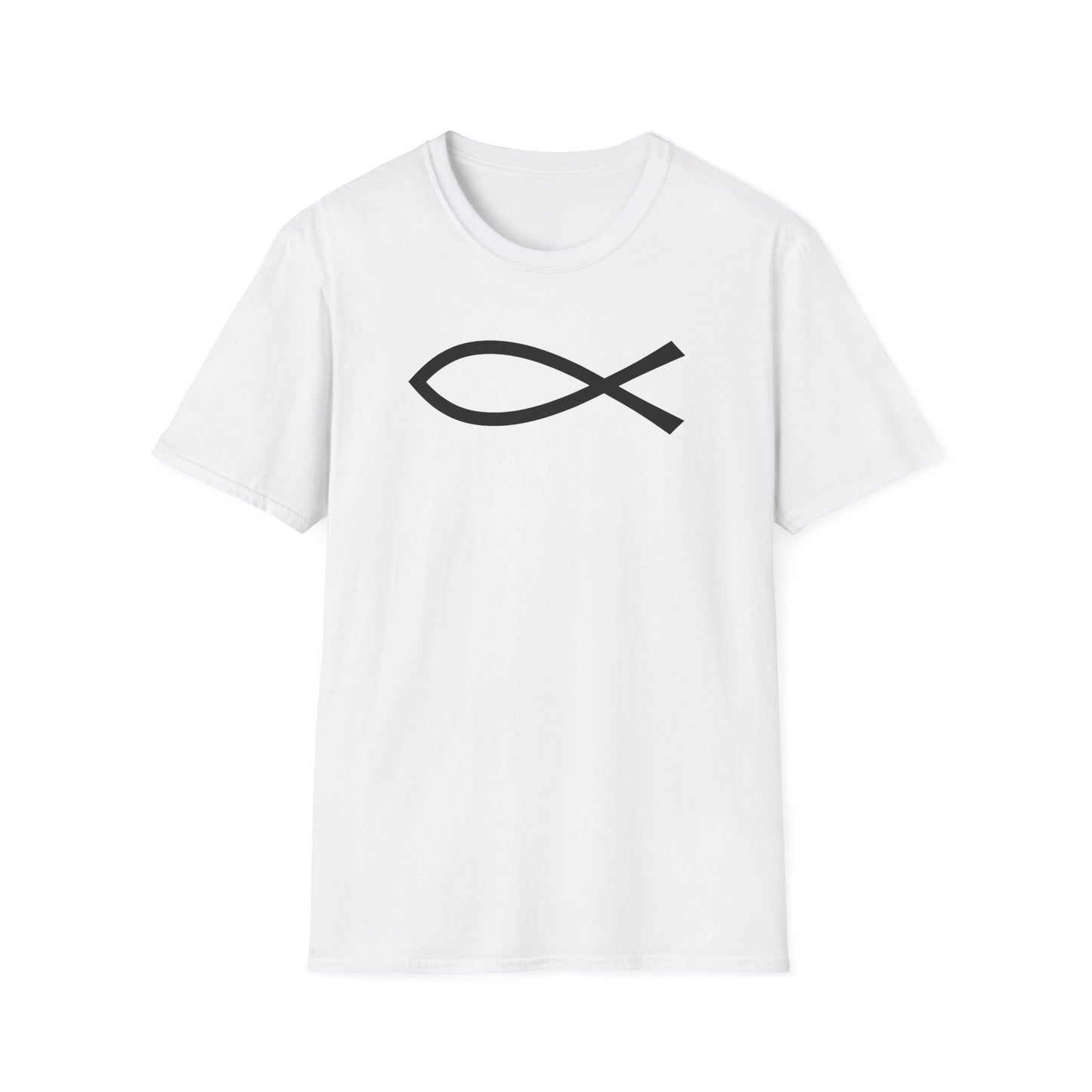 Jesus Fish Ichthys Softstyle T-Shirt