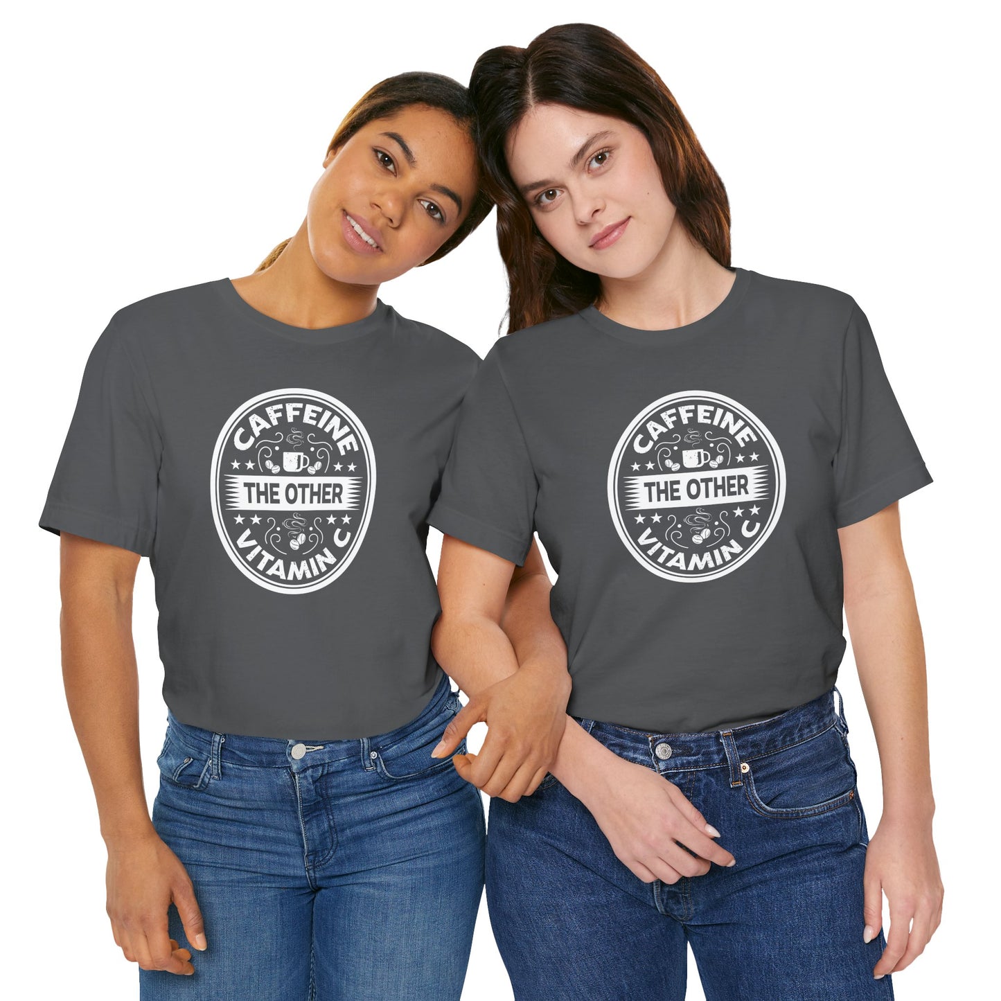 Caffeine The Other Vitamin C Unisex Jersey Short Sleeve Tee