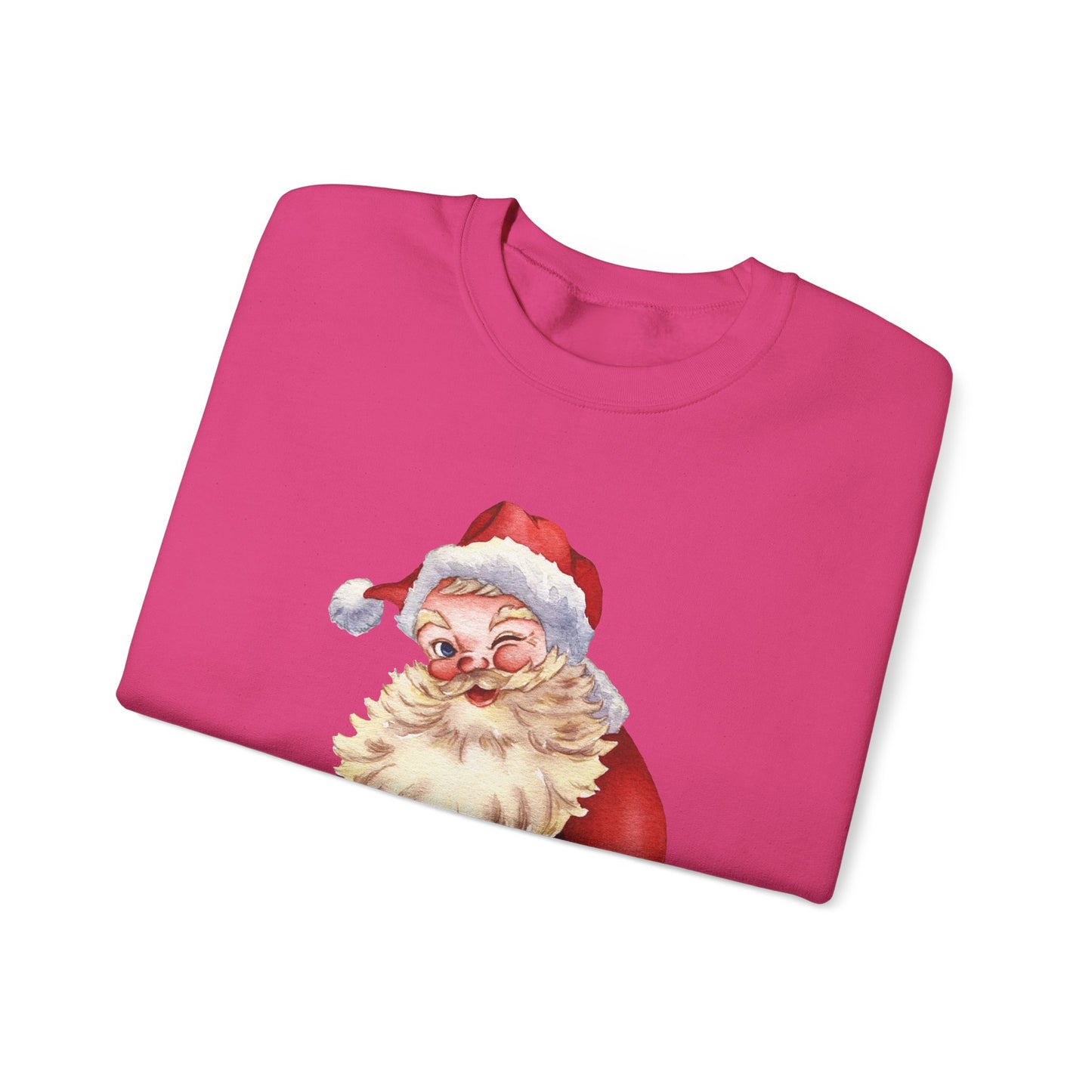Unisex Heavy Blend Crewneck Sweatshirt Winking Santa π
β¨β€οΈ
