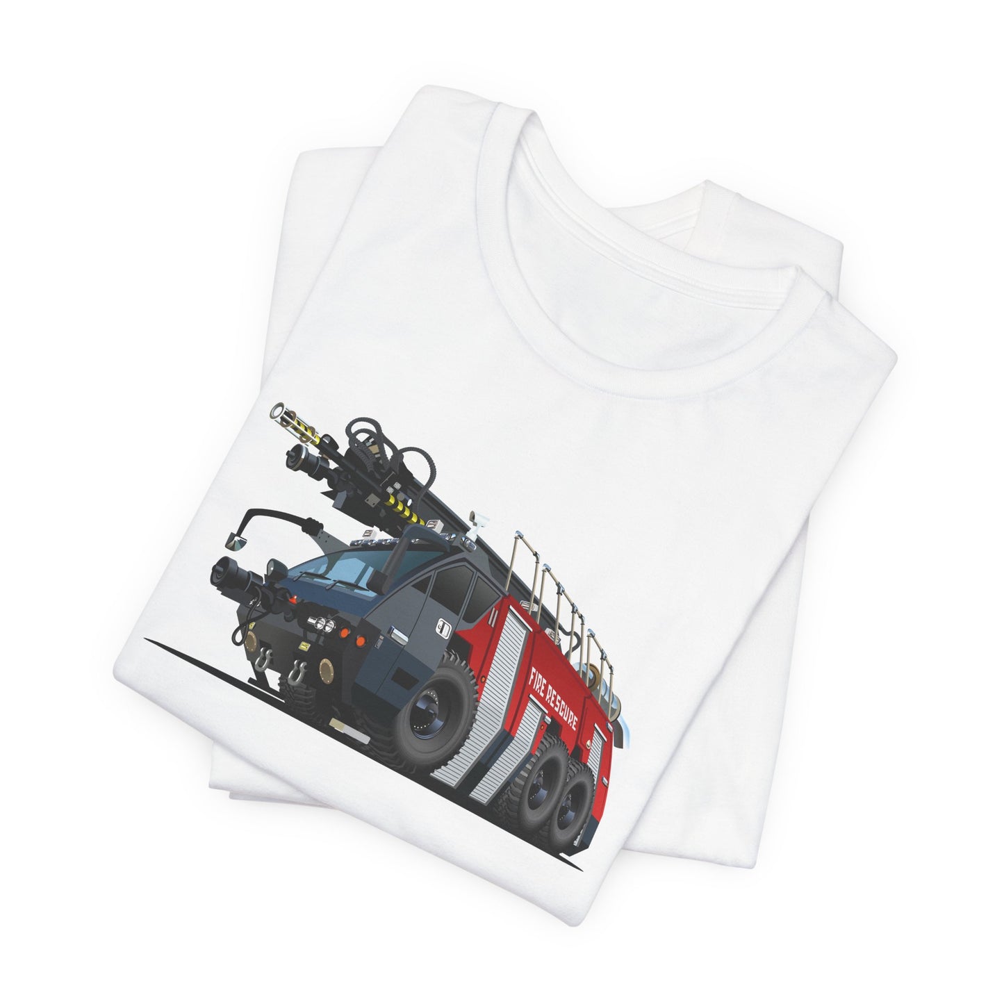 Airport Fire Rescue Tanker Men's Jersey Short Sleeve Tee