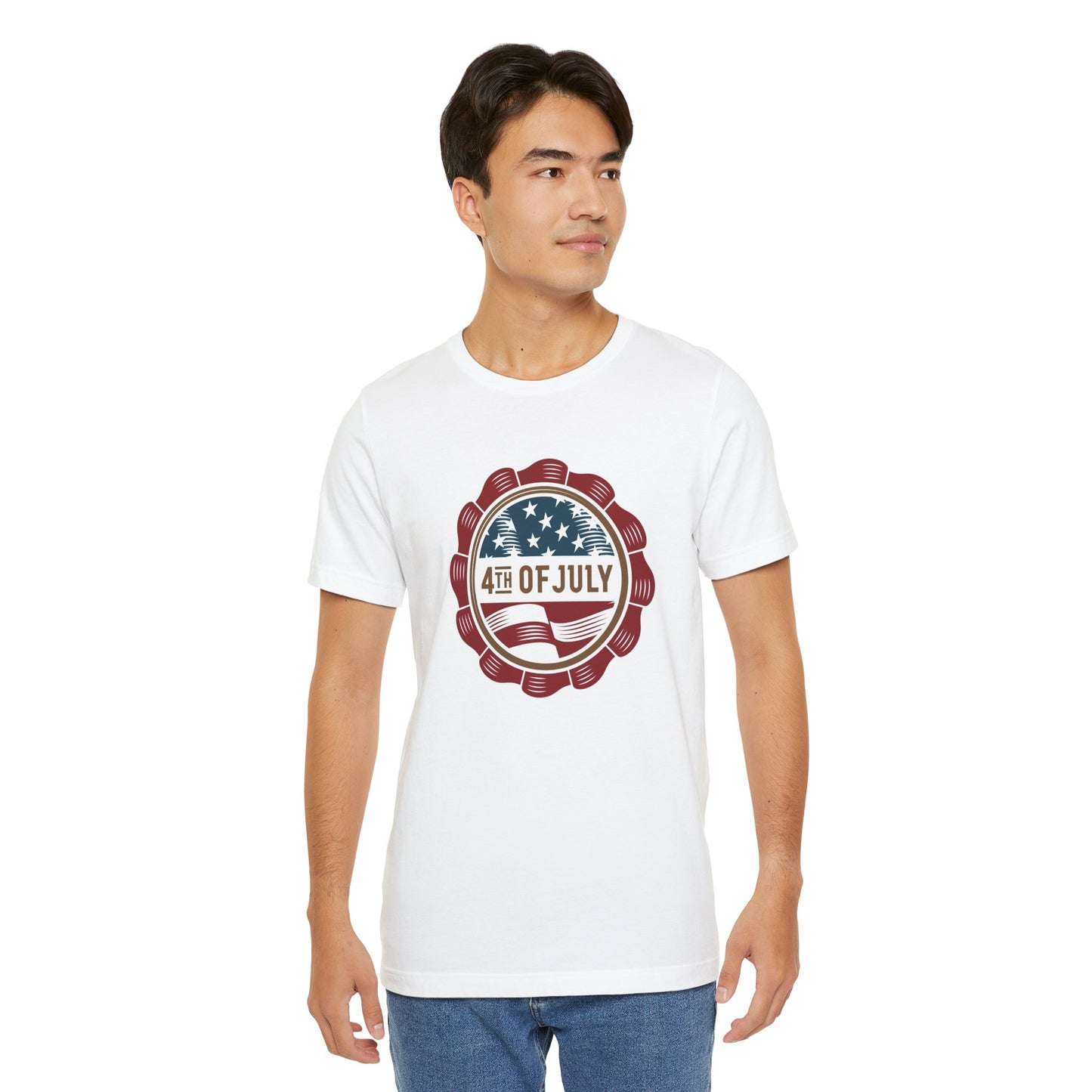 4th of July Unisex Jersey Short Sleeve Tee