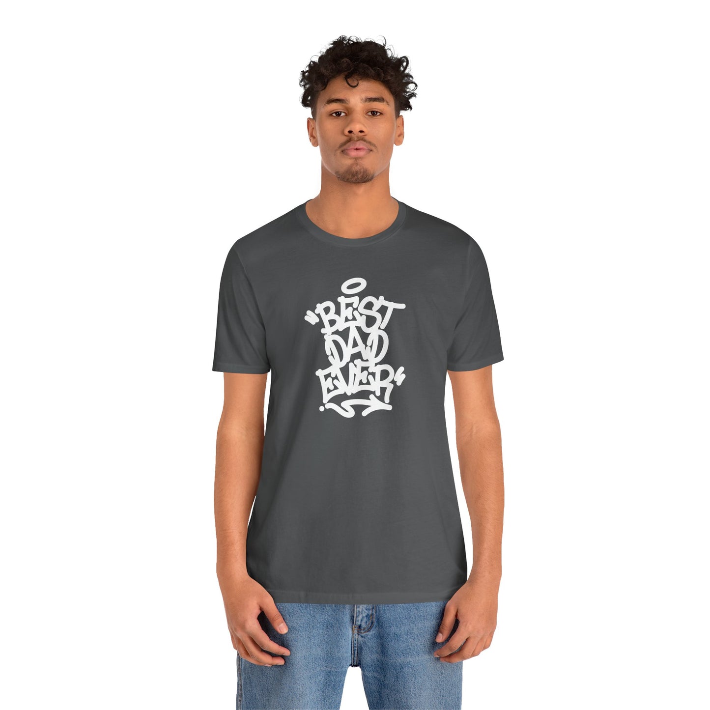 Best Dad Ever Men's Jersey Short Sleeve Tee