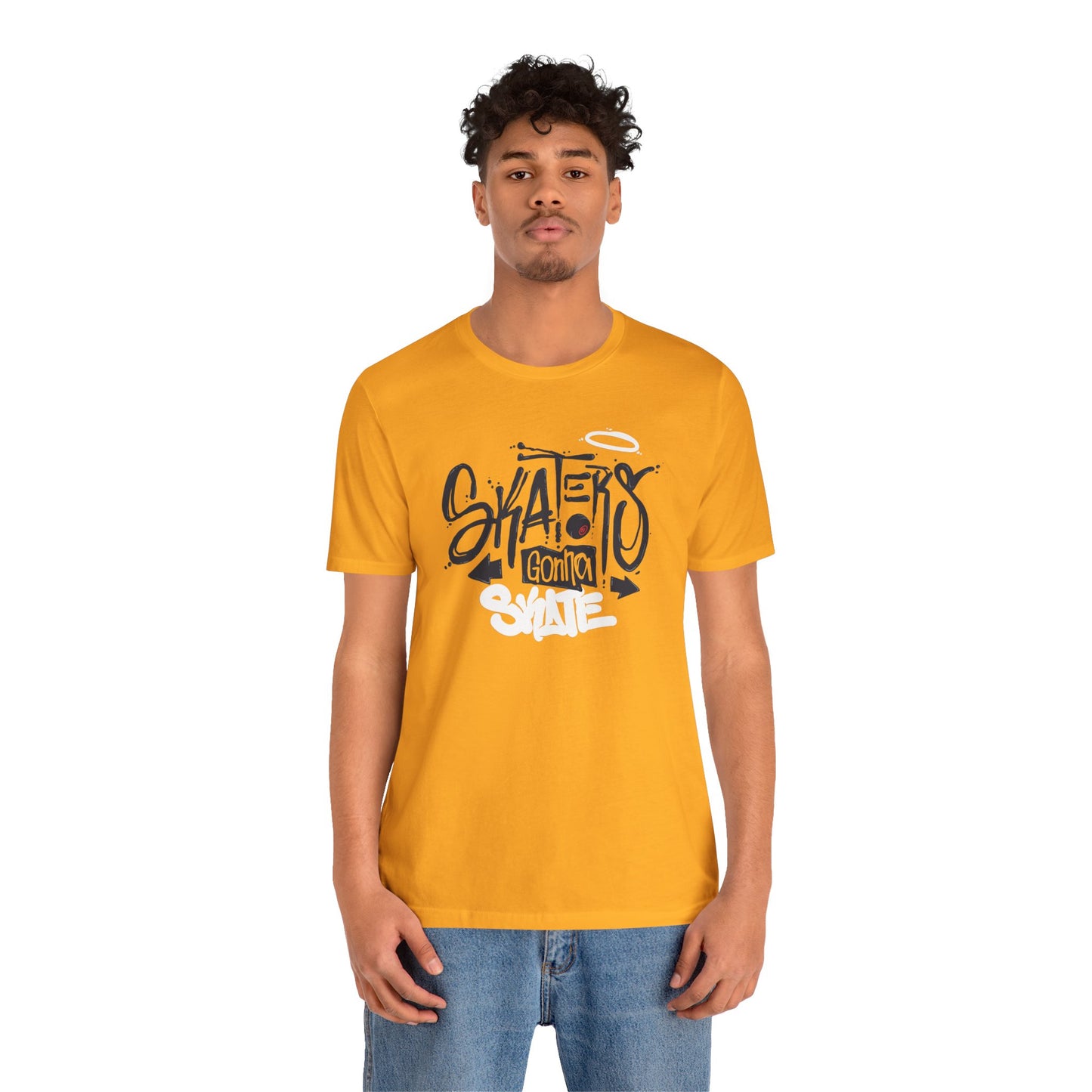 Skaters Gonna Skate Unisex Jersey Short Sleeve Tee
