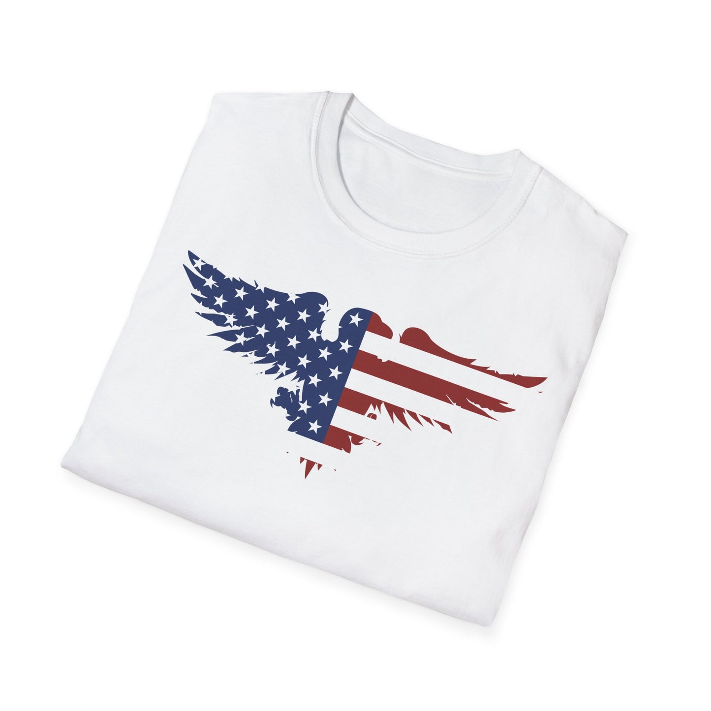 Patriotic Eagle Unisex Softstyle T-Shirt