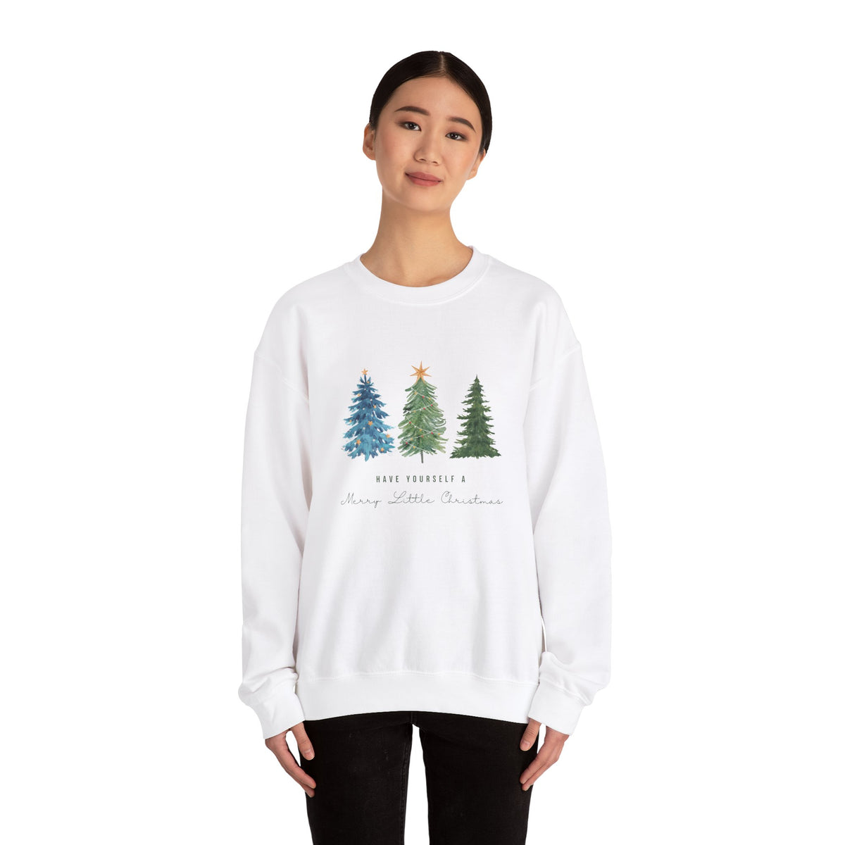 Unisex Heavy Blend Crewneck Sweatshirt Have Yourself A Merry Little Christmas πβ¨