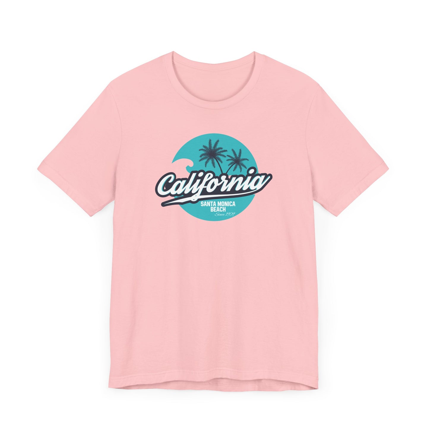 California Santa Monica Beach Unisex Jersey Short Sleeve Tee