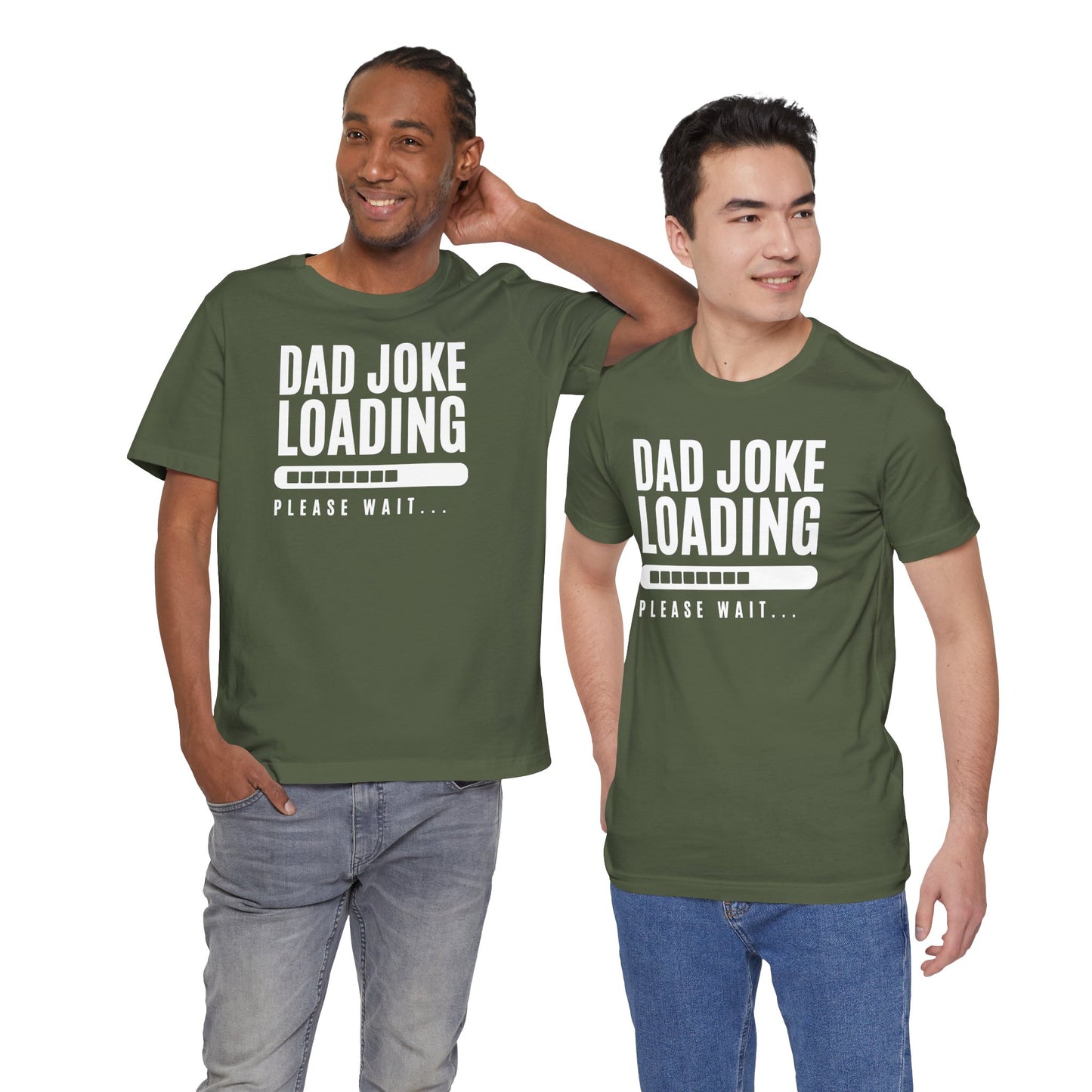 Dad Joke Loading Please Wait Men's Jersey Short Sleeve Tee