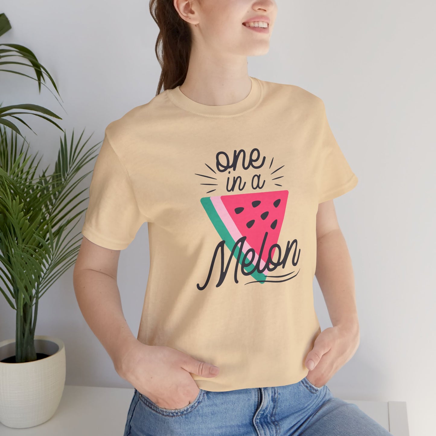 One In A Melon Unisex Jersey Short Sleeve Tee Soft Cotton