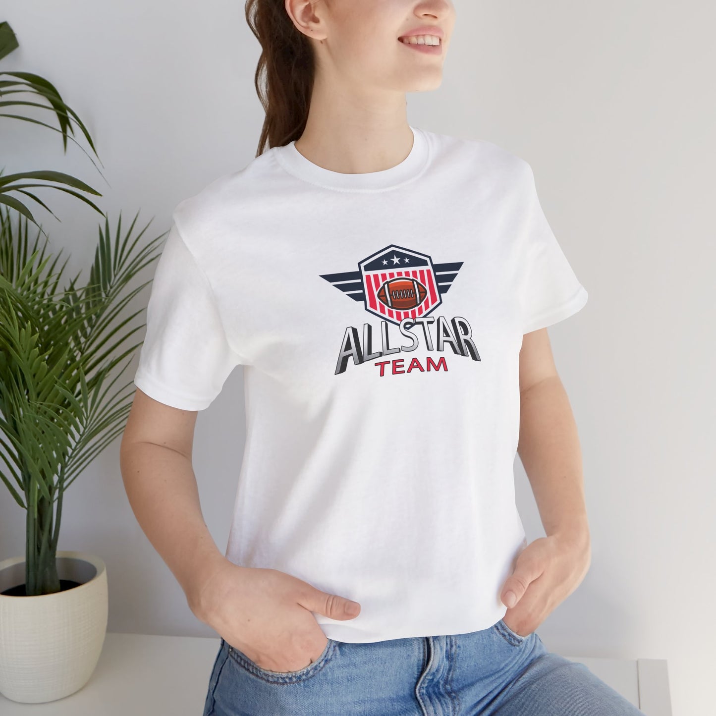 All Star Football Team Unisex Jersey Short Sleeve Tee