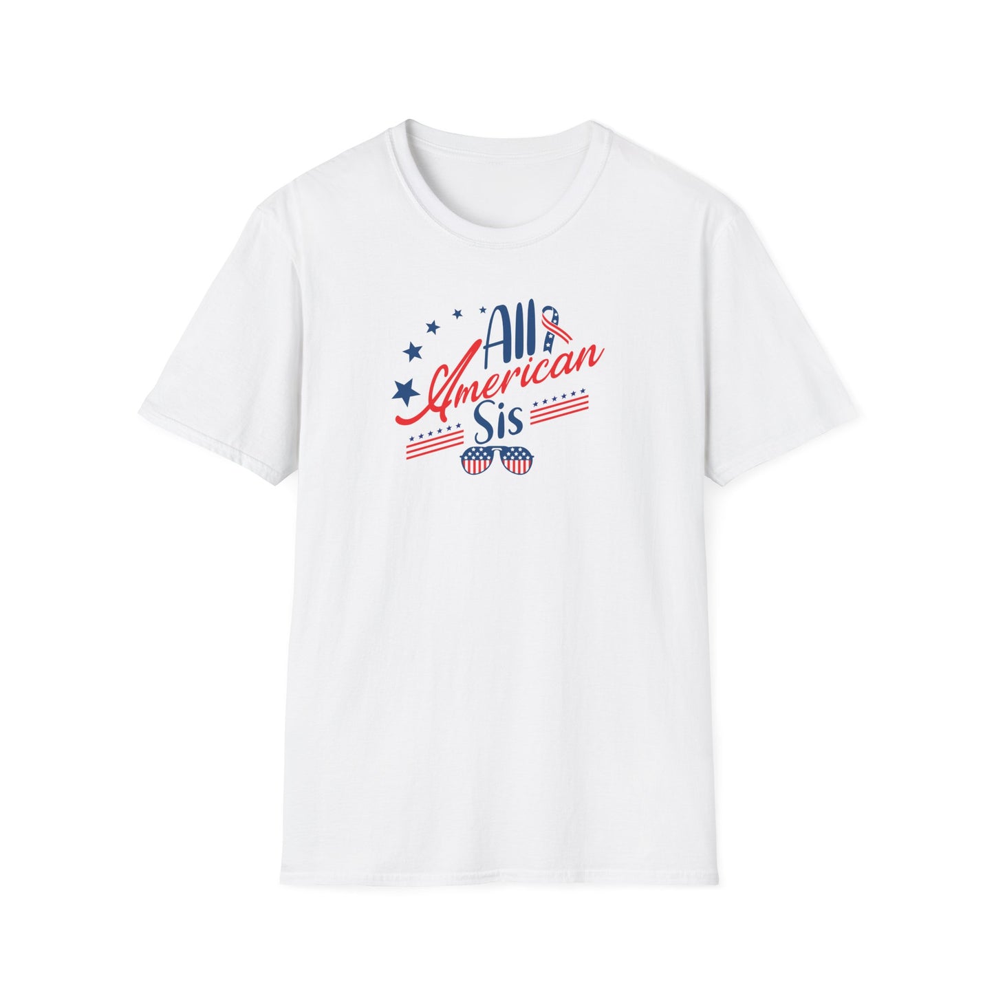 All American Sis Unisex Softstyle T-Shirt