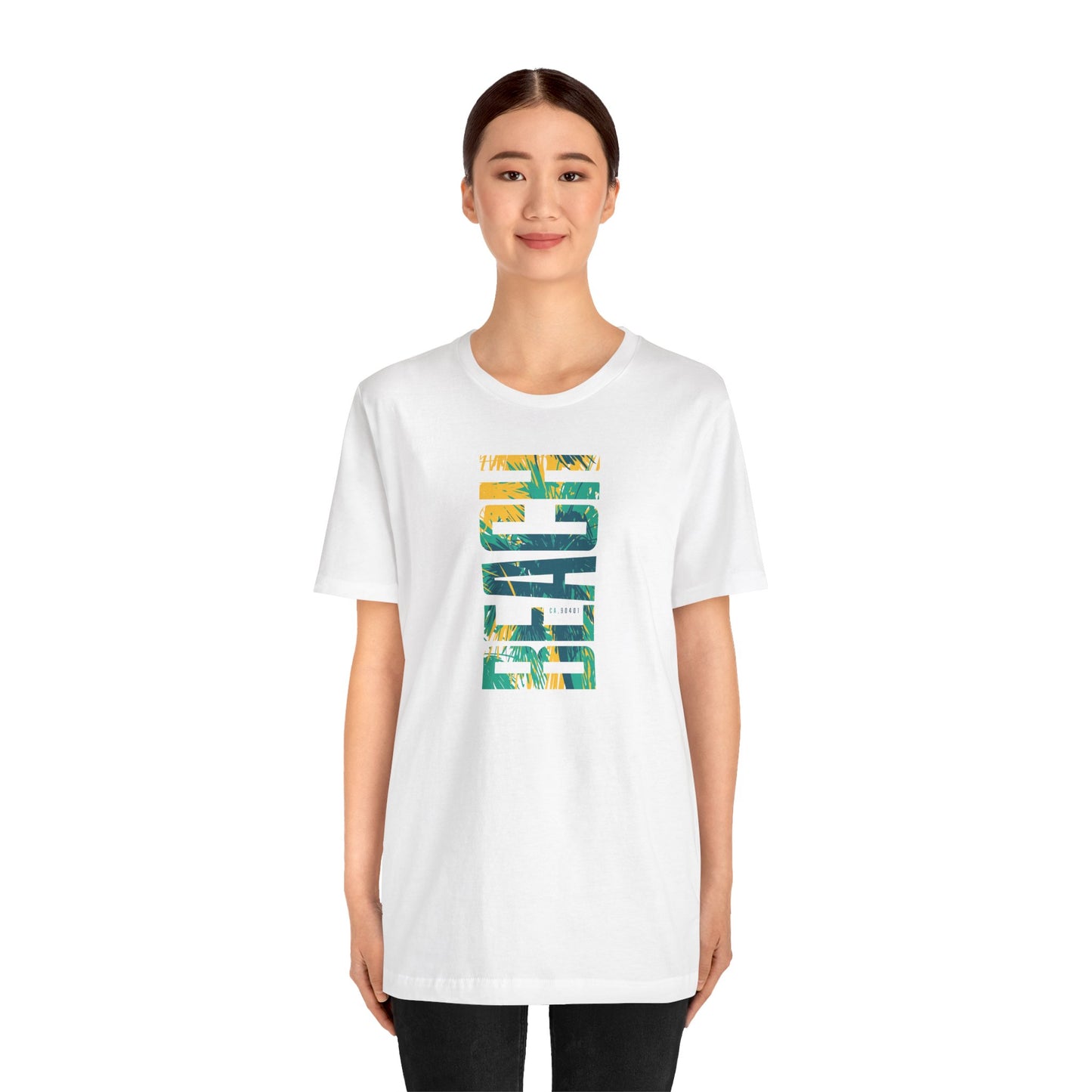 Beach Ca 90401 Unisex Jersey Short Sleeve Tee