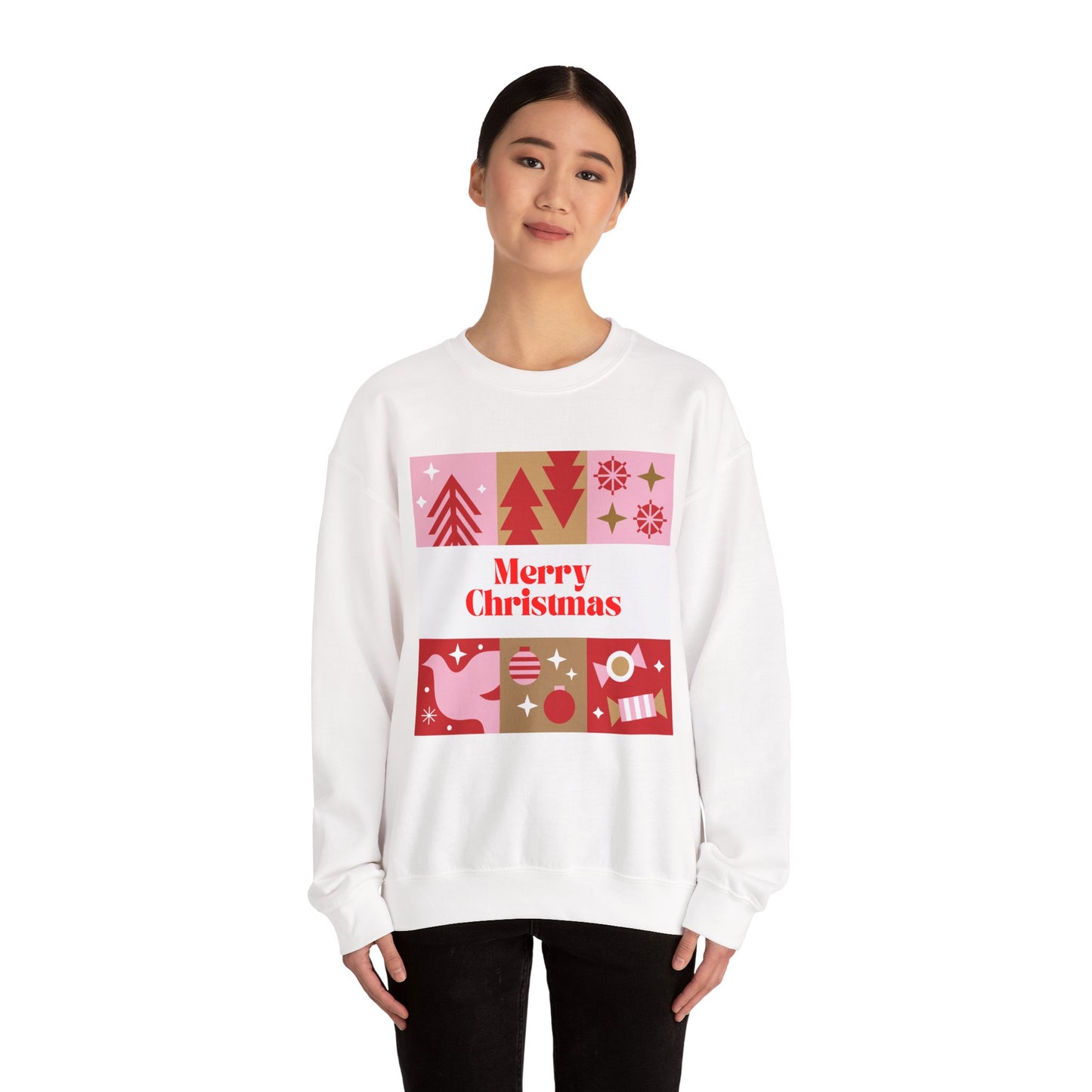 Christmas Montage ππβ¨ Unisex Heavy Blend Crewneck Sweatshirt