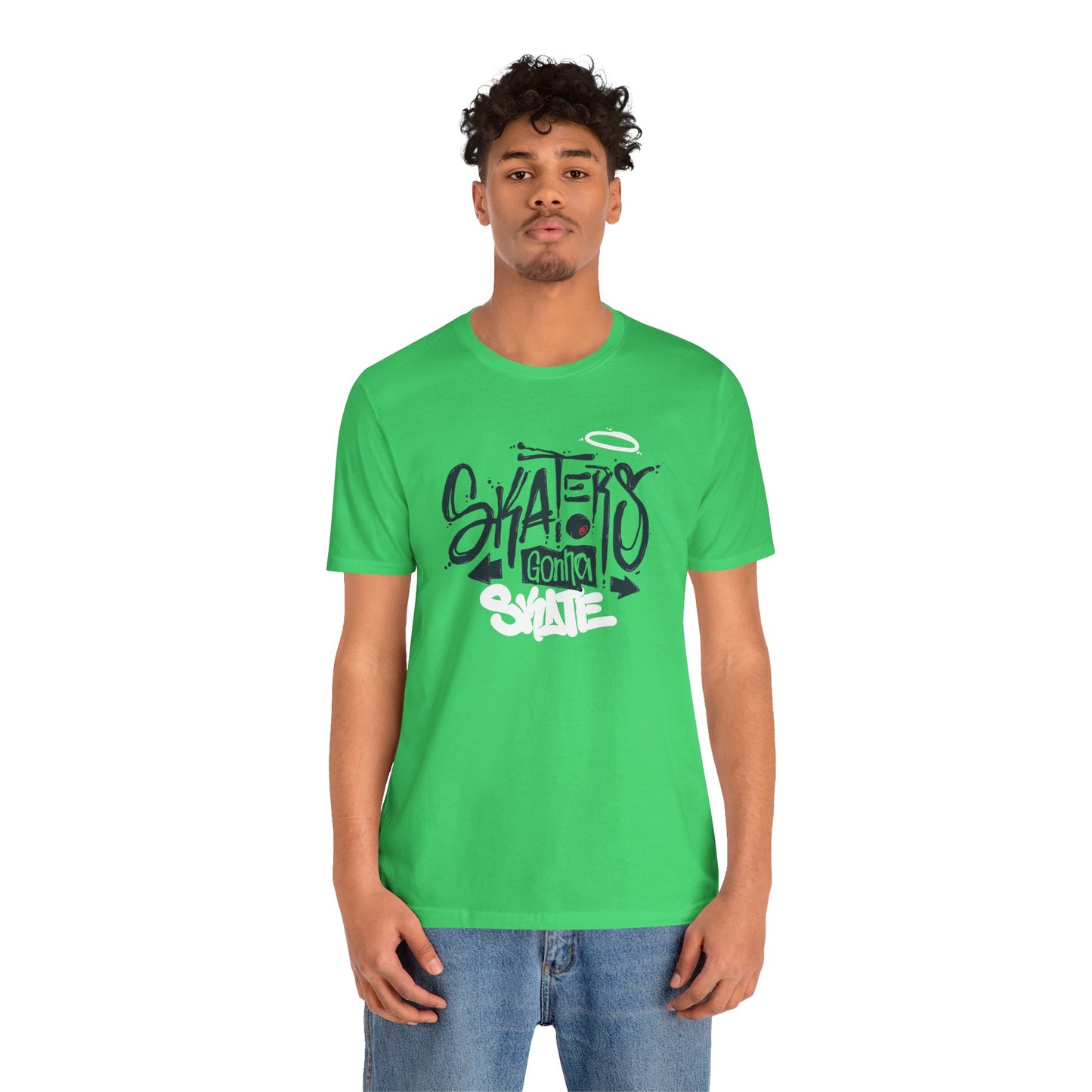 Skaters Gonna Skate Unisex Jersey Short Sleeve Tee