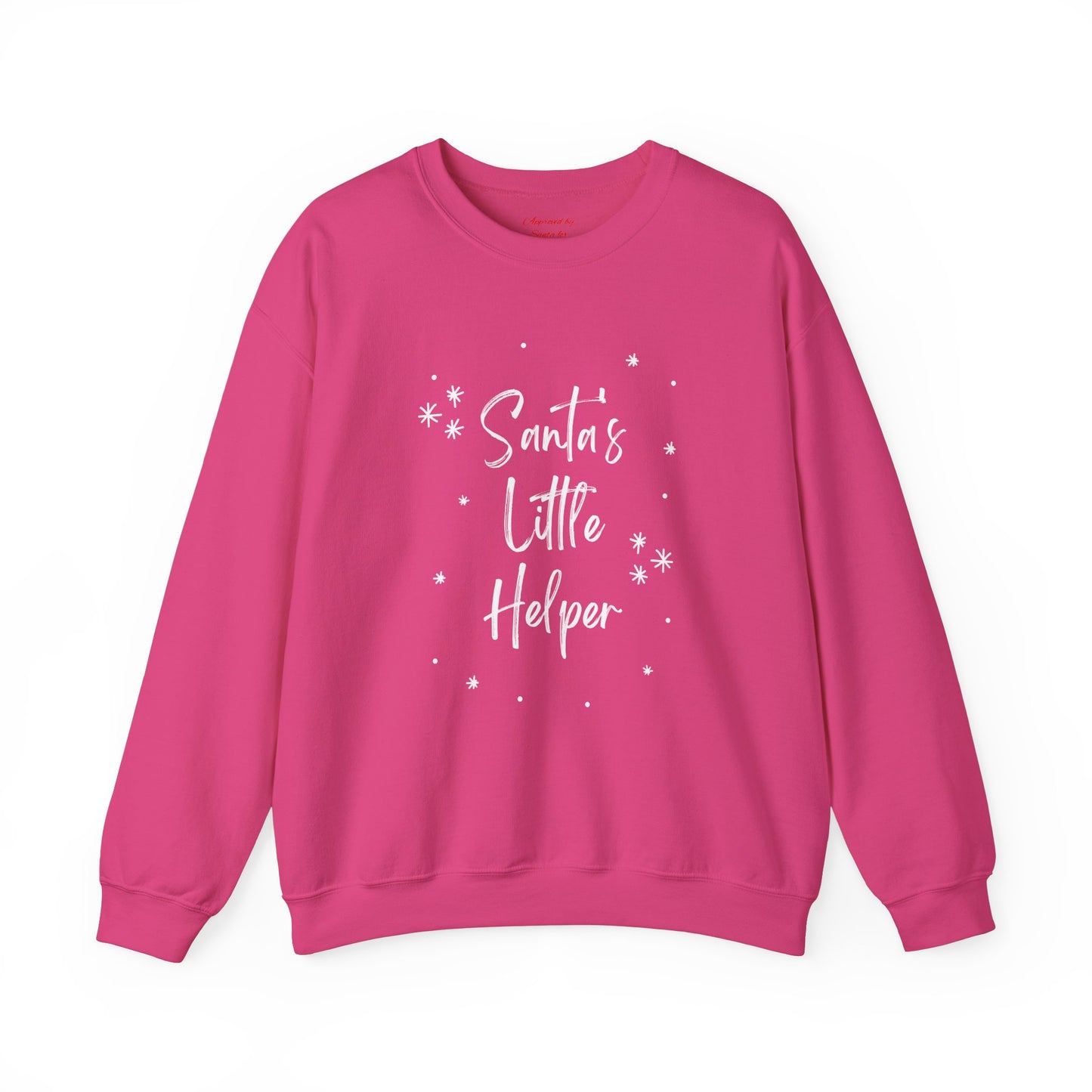Unisex Heavy Blend Crewneck Sweatshirt Santa's Little Helper with Snowflakes π
βοΈβ¨