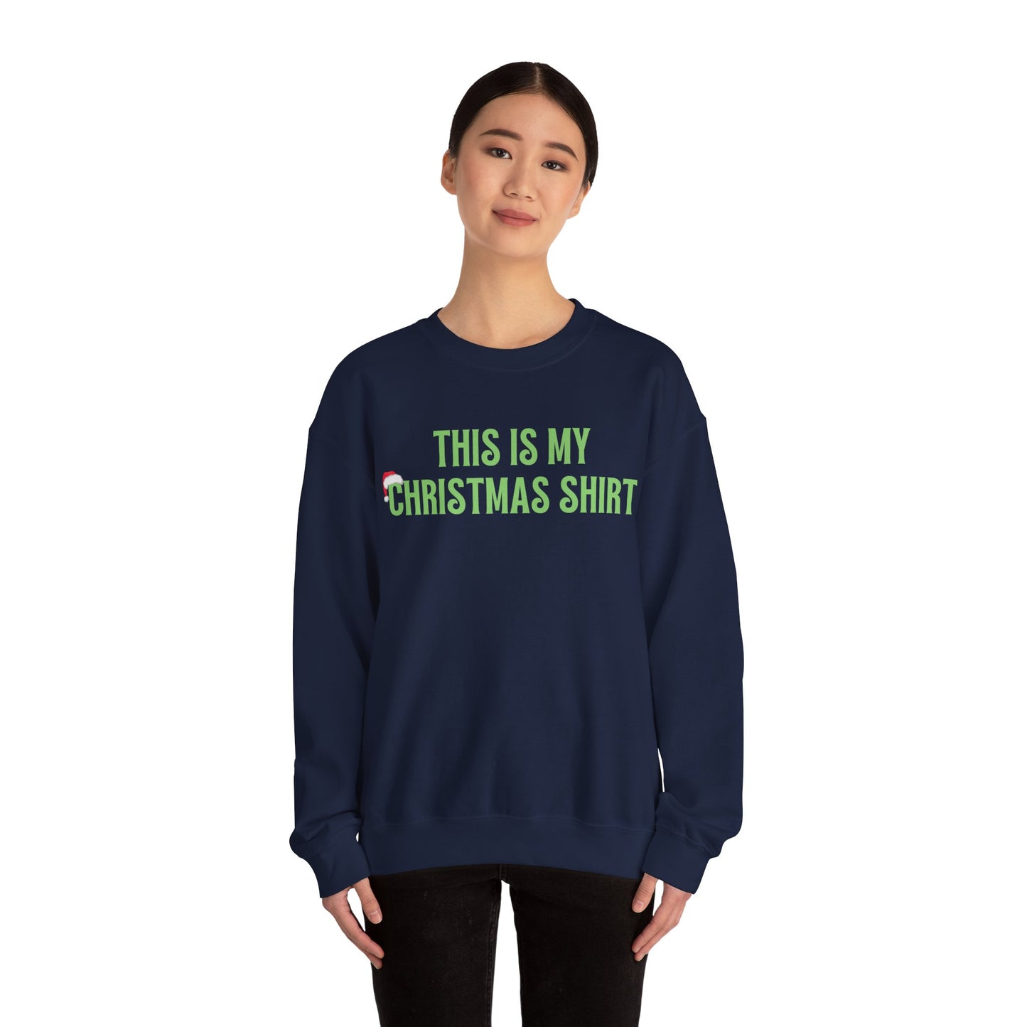 Unisex Heavy Blend Crewneck Sweatshirt This Is My Christmas Shirt πβ¨