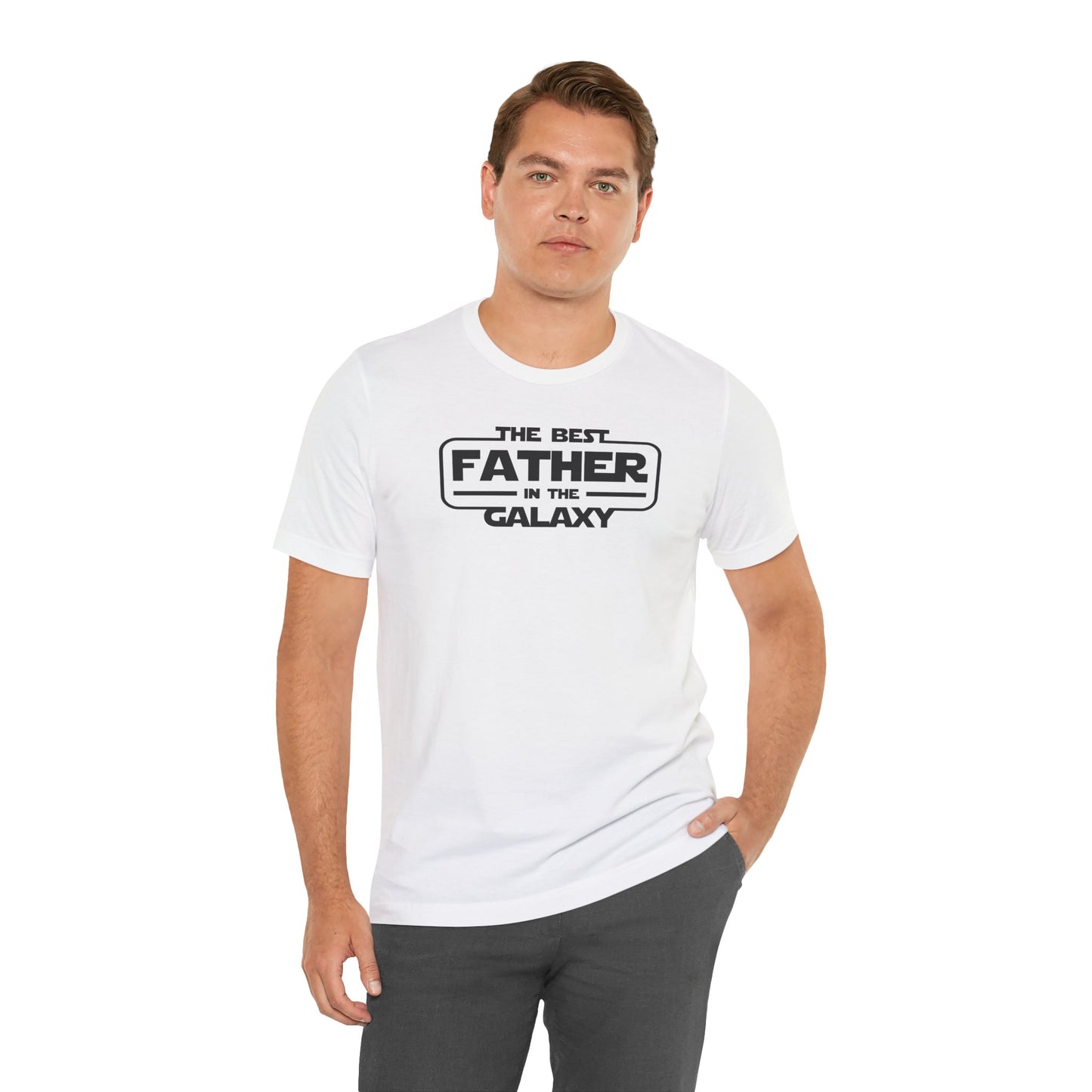 Best Father In The Galaxy Men's Jersey Short Sleeve Tee