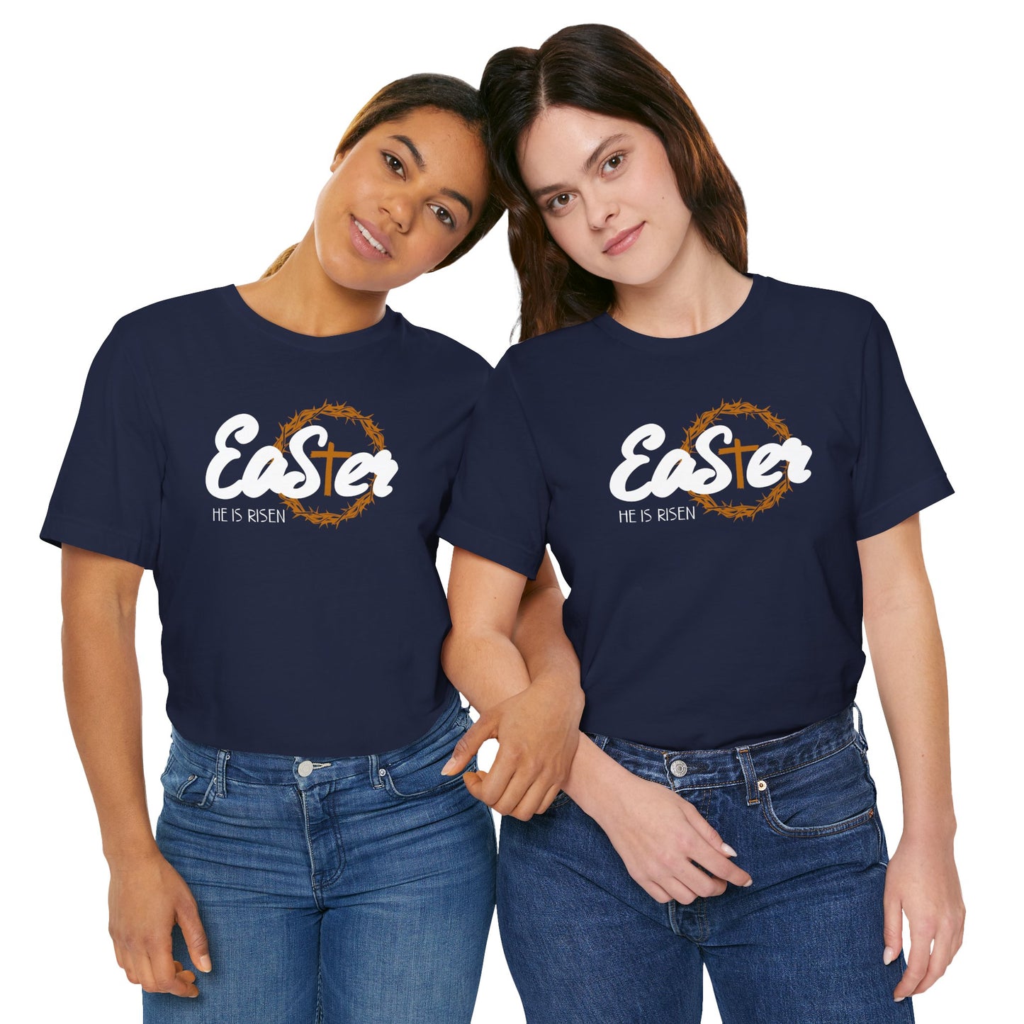 Easter He Is Risen Unisex Jersey Short Sleeve Tee