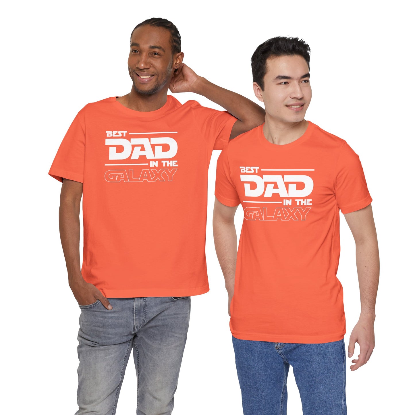 Best Dad In The Galaxy Men's Jersey Short Sleeve Tee