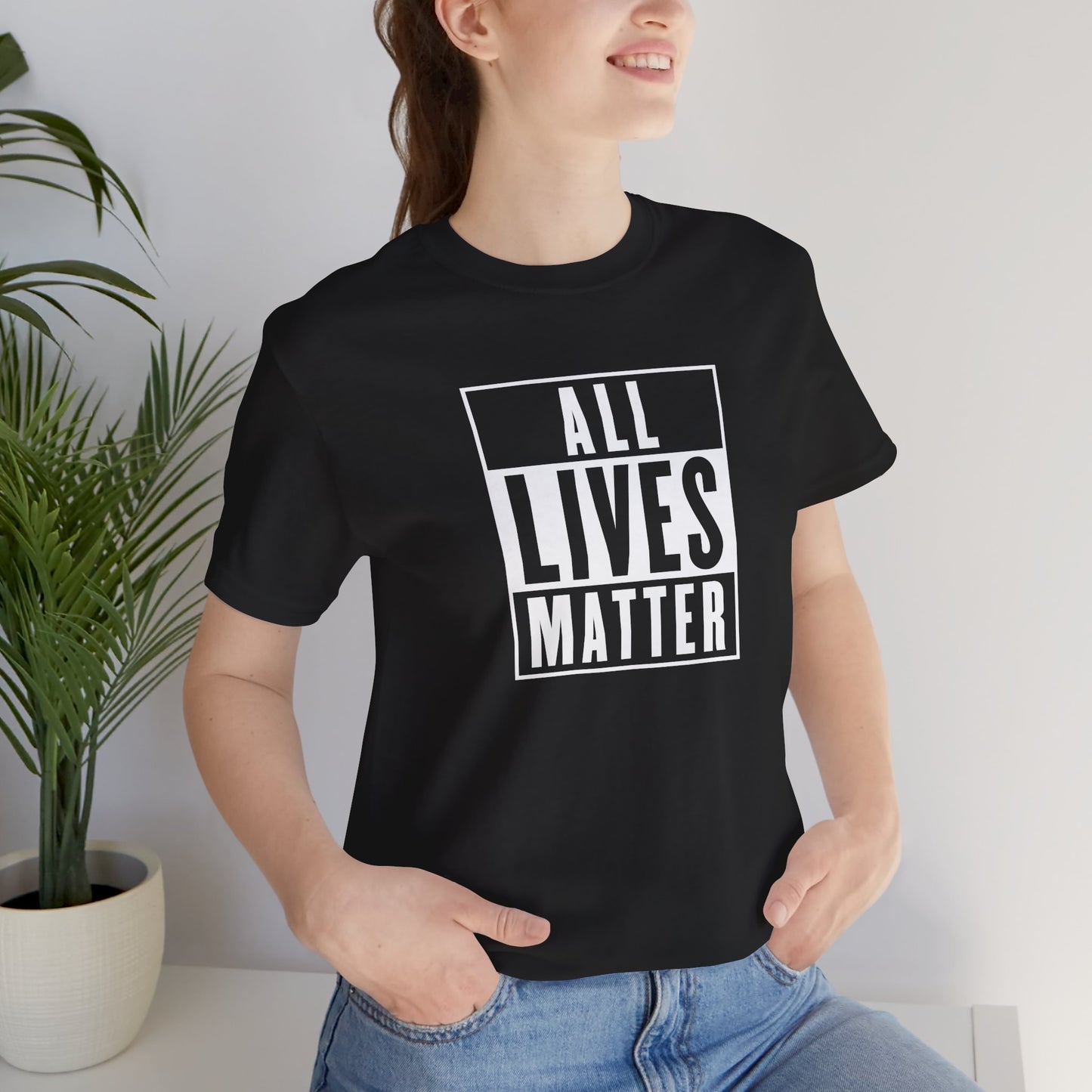 All Lives Matter βπ½π€ Unisex Jersey Short Sleeve Tee