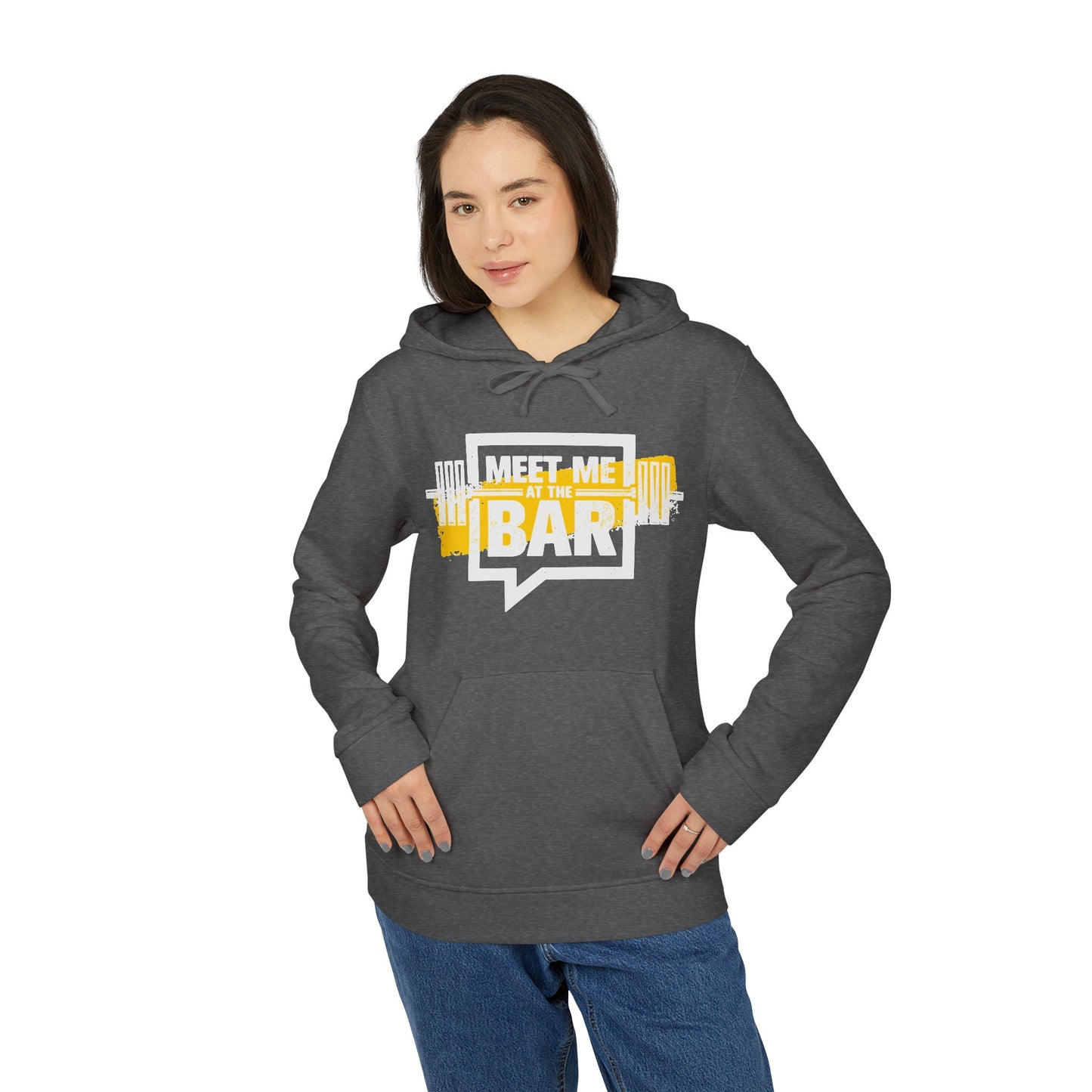 Meet Me At The Bar Adidas Unisex Cozy Fleece Hoodie