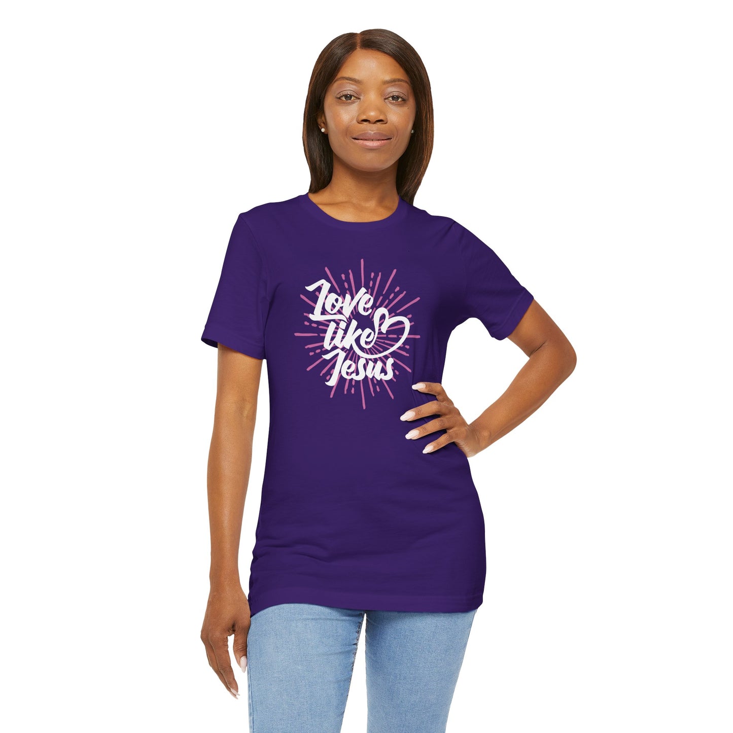 Love Like Jesus Unisex Jersey Short Sleeve Tee