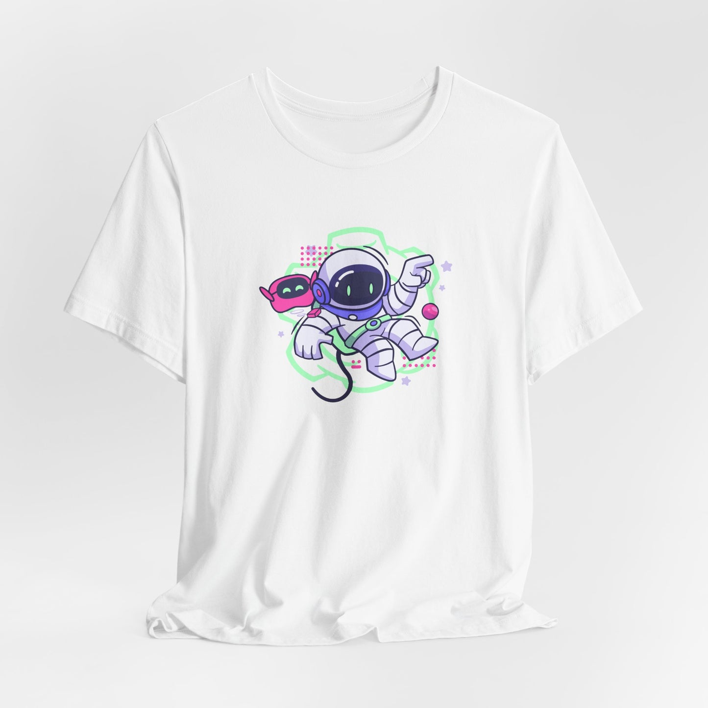 Astronaut In Space Unisex Jersey Short Sleeve Tee