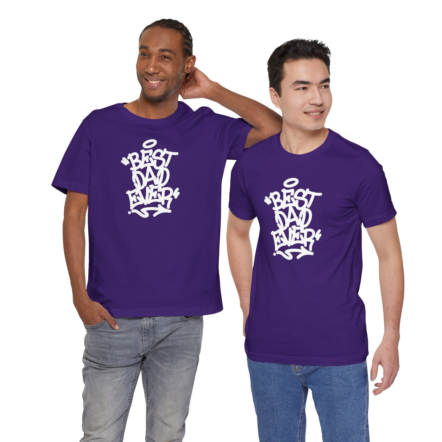 Best Dad Ever Men's Jersey Short Sleeve Tee