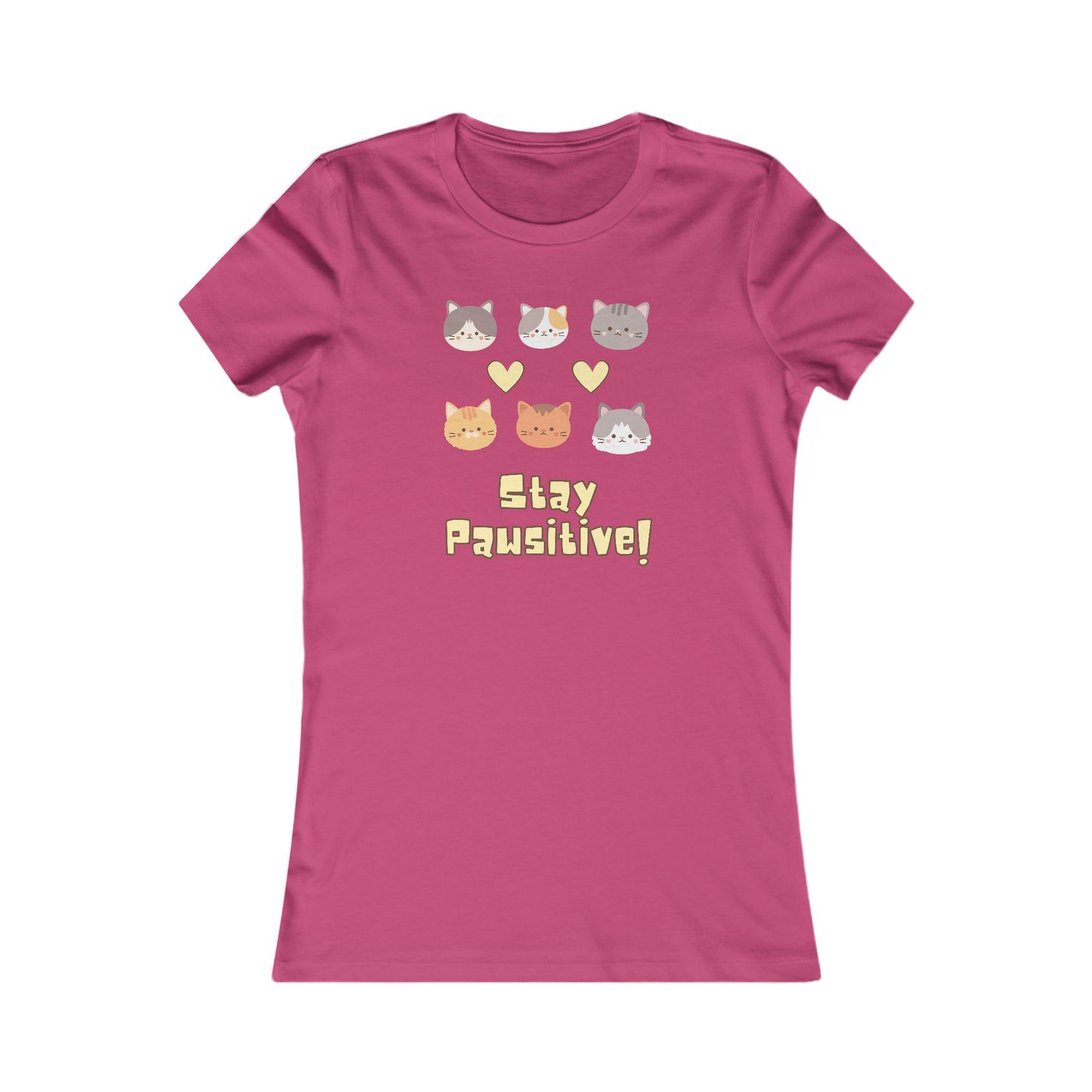 Stay Pawsitive Women's Favorite Tee