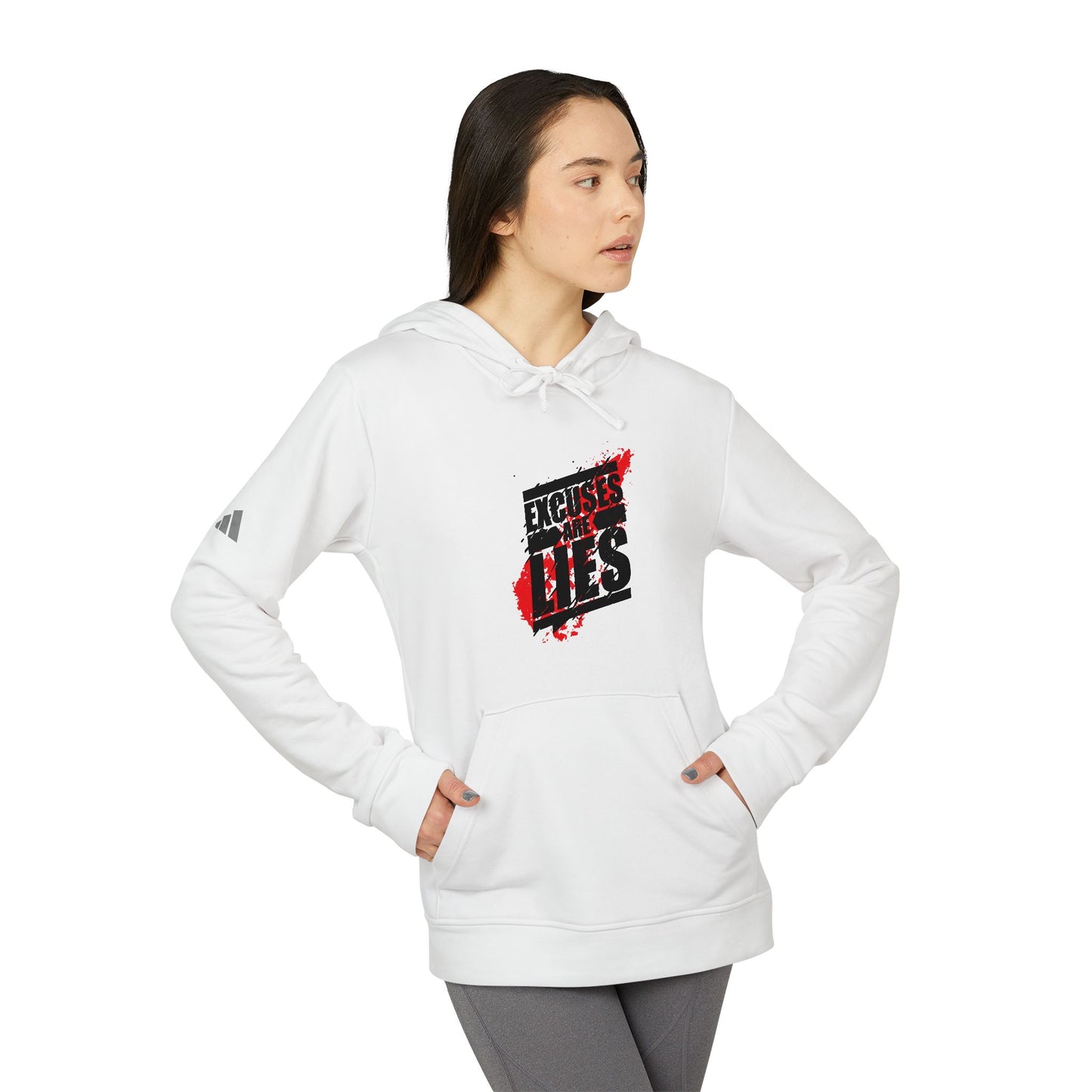Excuses Are Lies Adidas Unisex Cozy Fleece Hoodie