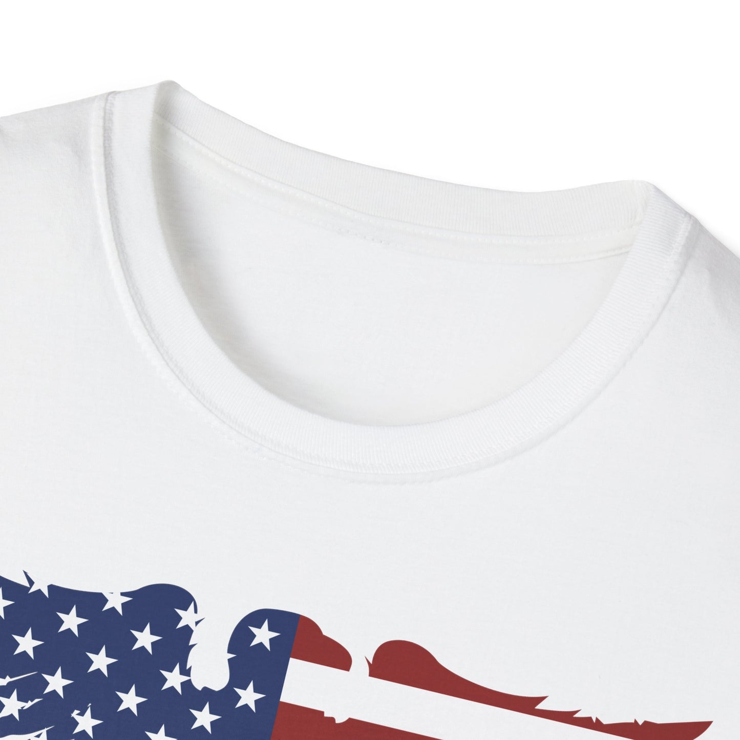 Patriotic Eagle Unisex Softstyle T-Shirt